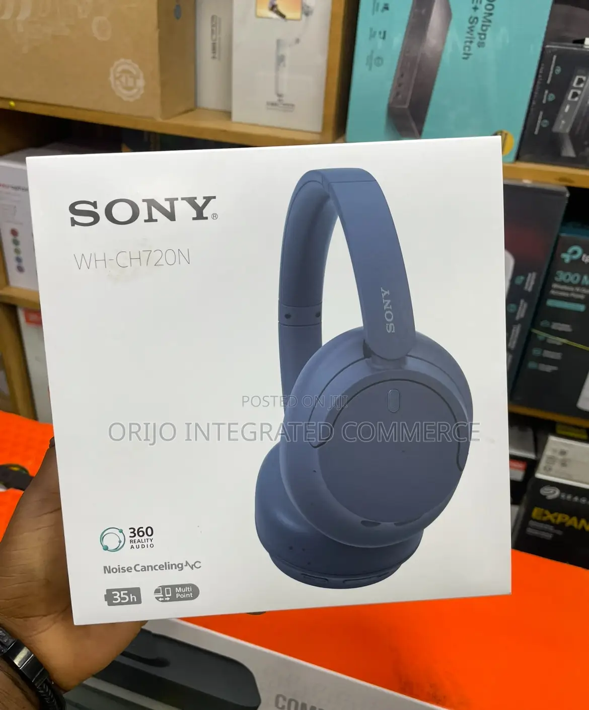 Sony Wh-Ch720n 360ra Noise Canceling Headphones 35hrs Playtime