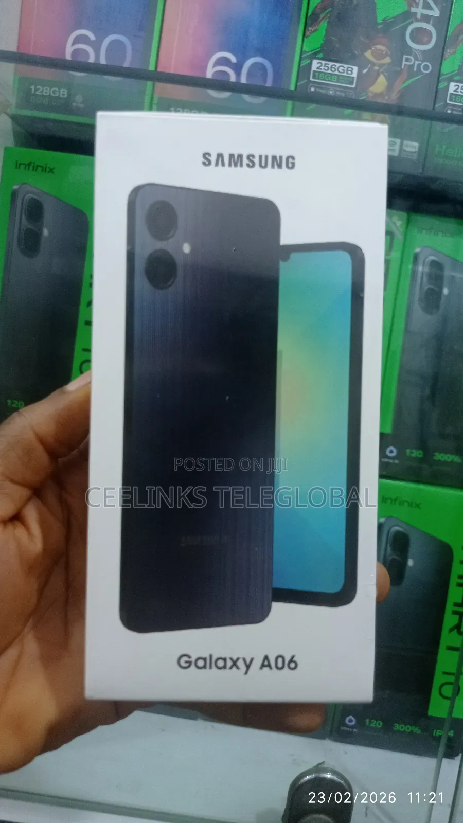 New Samsung Galaxy A06 128 GB Black