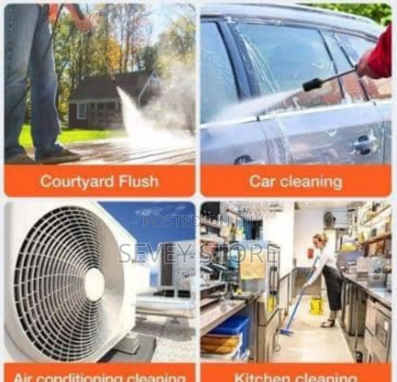 Pressure Washer, 6in1 Nozzles Cordless