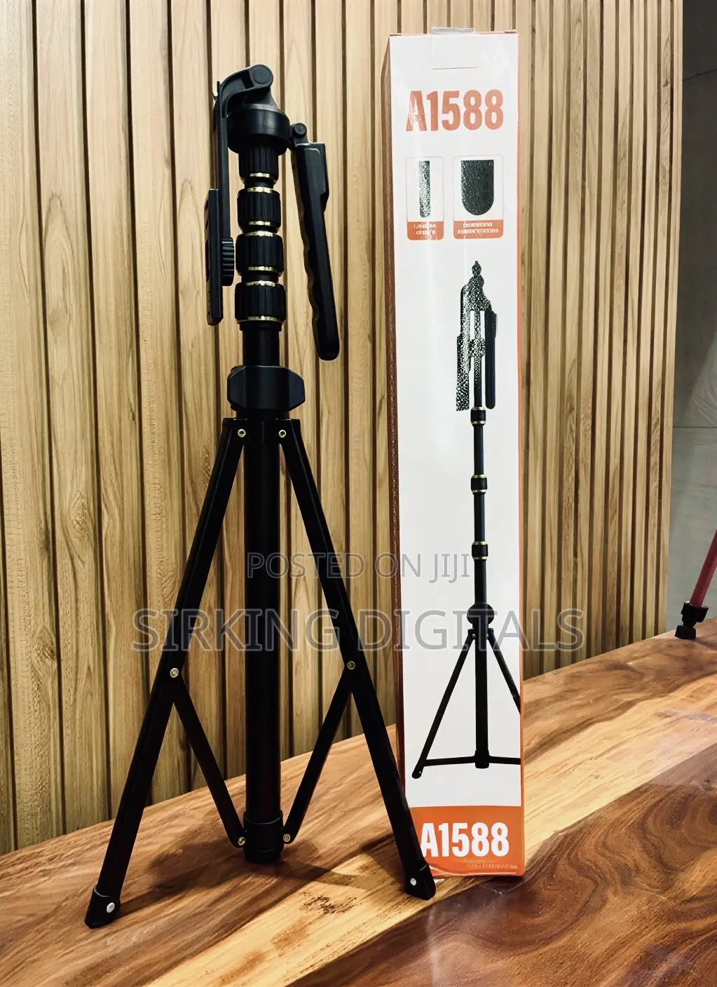 A1588 Long Tripod Stand for Phones With Bluethooth Remote- Stand