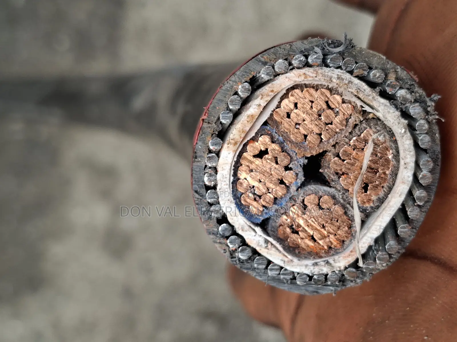 High Quality 70mm X 4core Copper Armored Cable