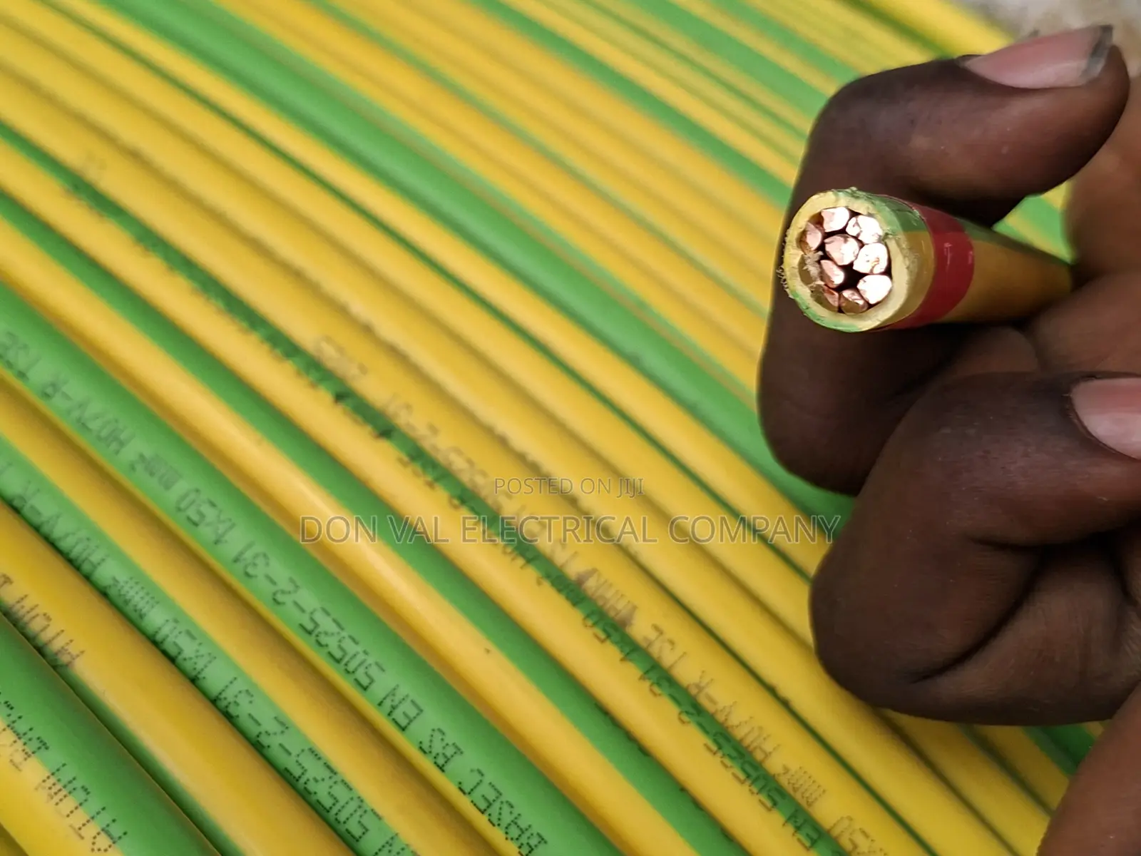High Quality Copper Earth Cable PVC Insulated Green/Yellow