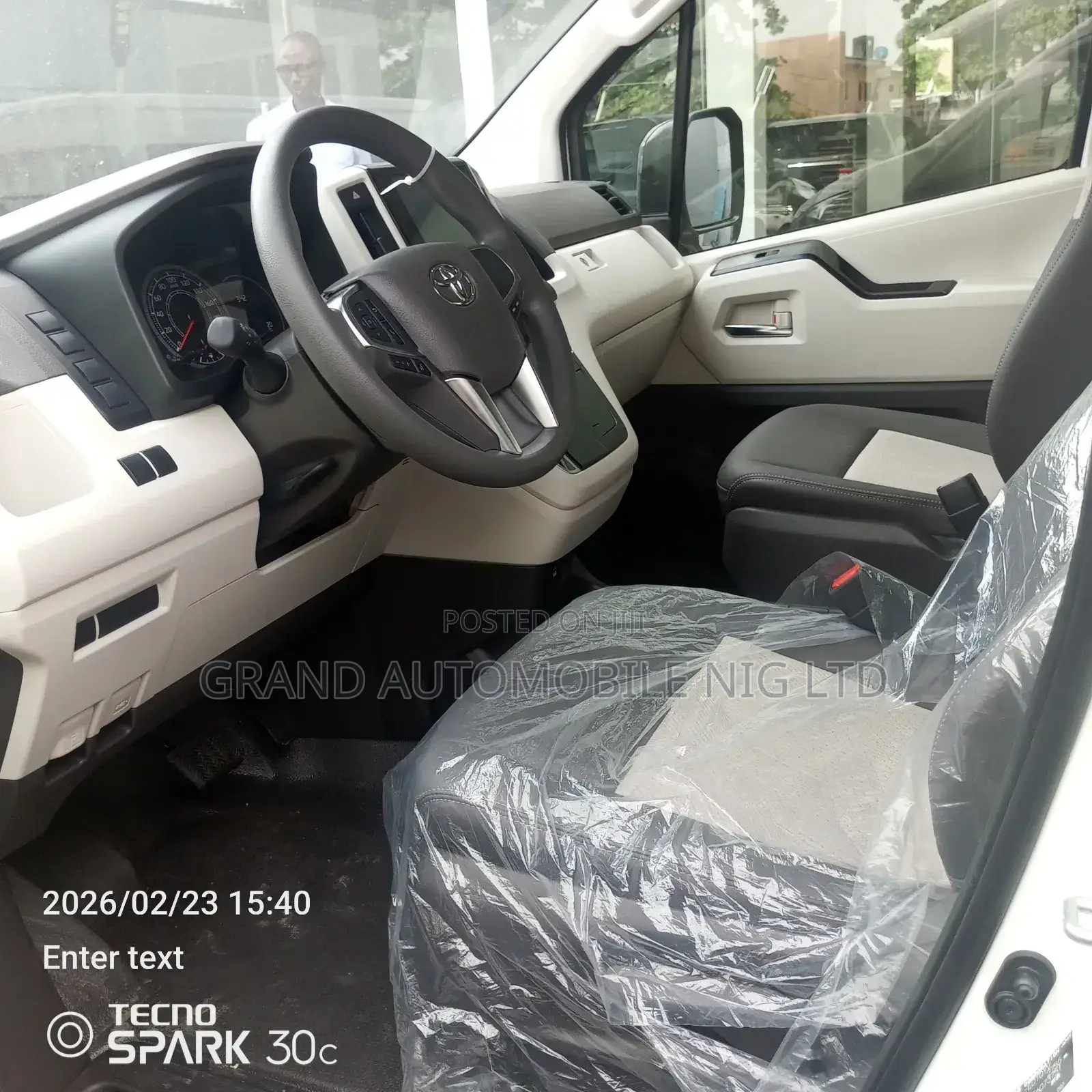 New Toyota HiAce 2025 White