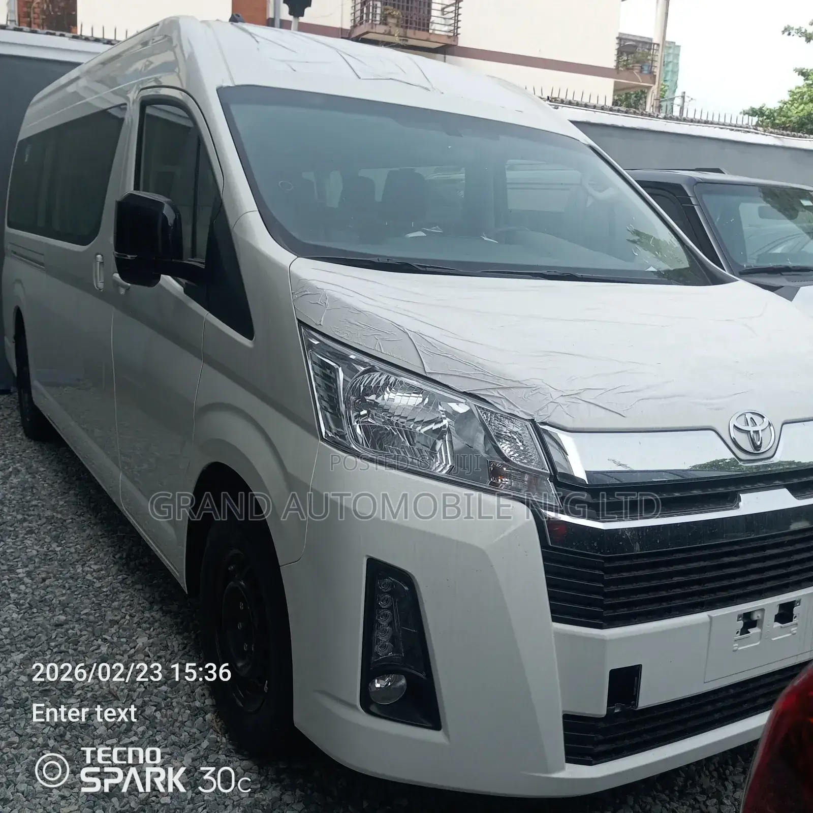 New Toyota HiAce 2025 White