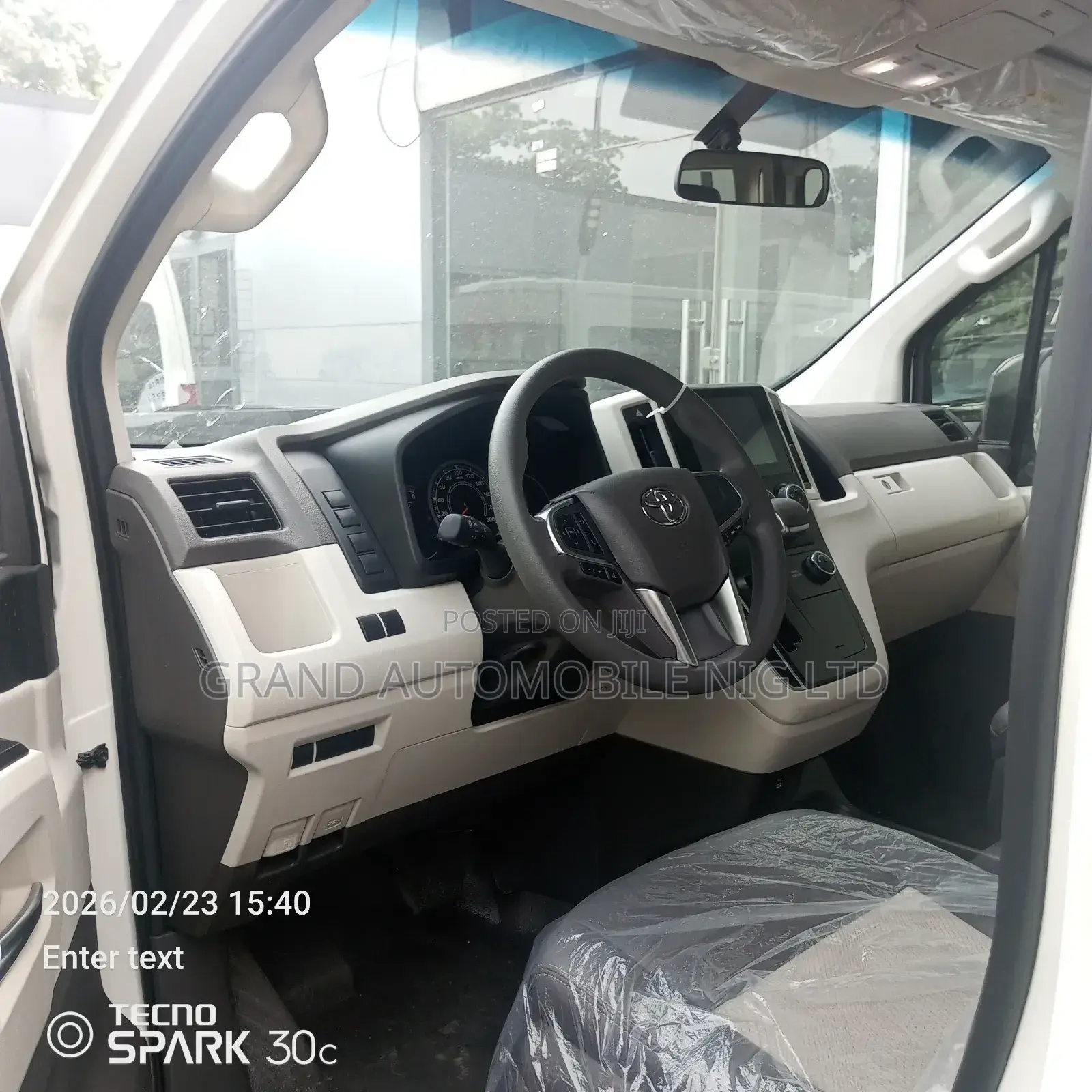 New Toyota HiAce 2025 White