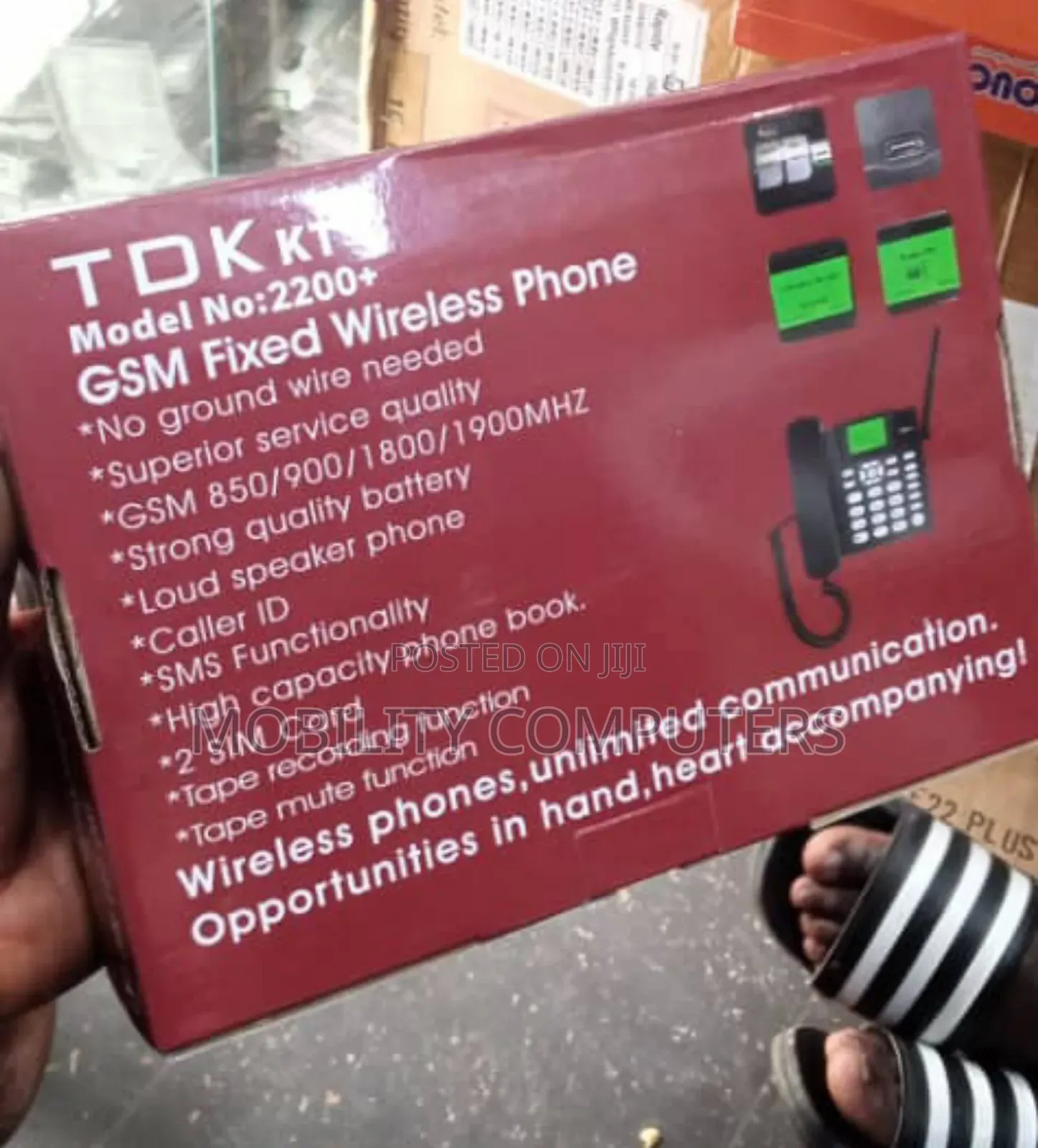 TDK Landline Telephone Model 2200 Dual Sim