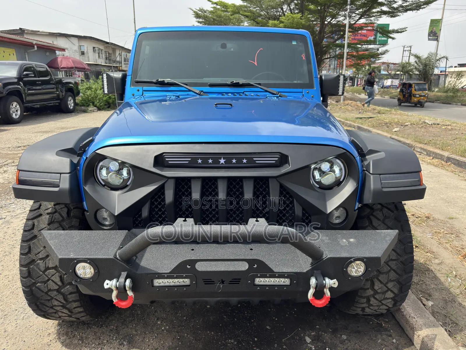 Jeep Wrangler Unlimited X 4dr SUV 4WD (3.6L 6cyl 6M) 2015 Blue