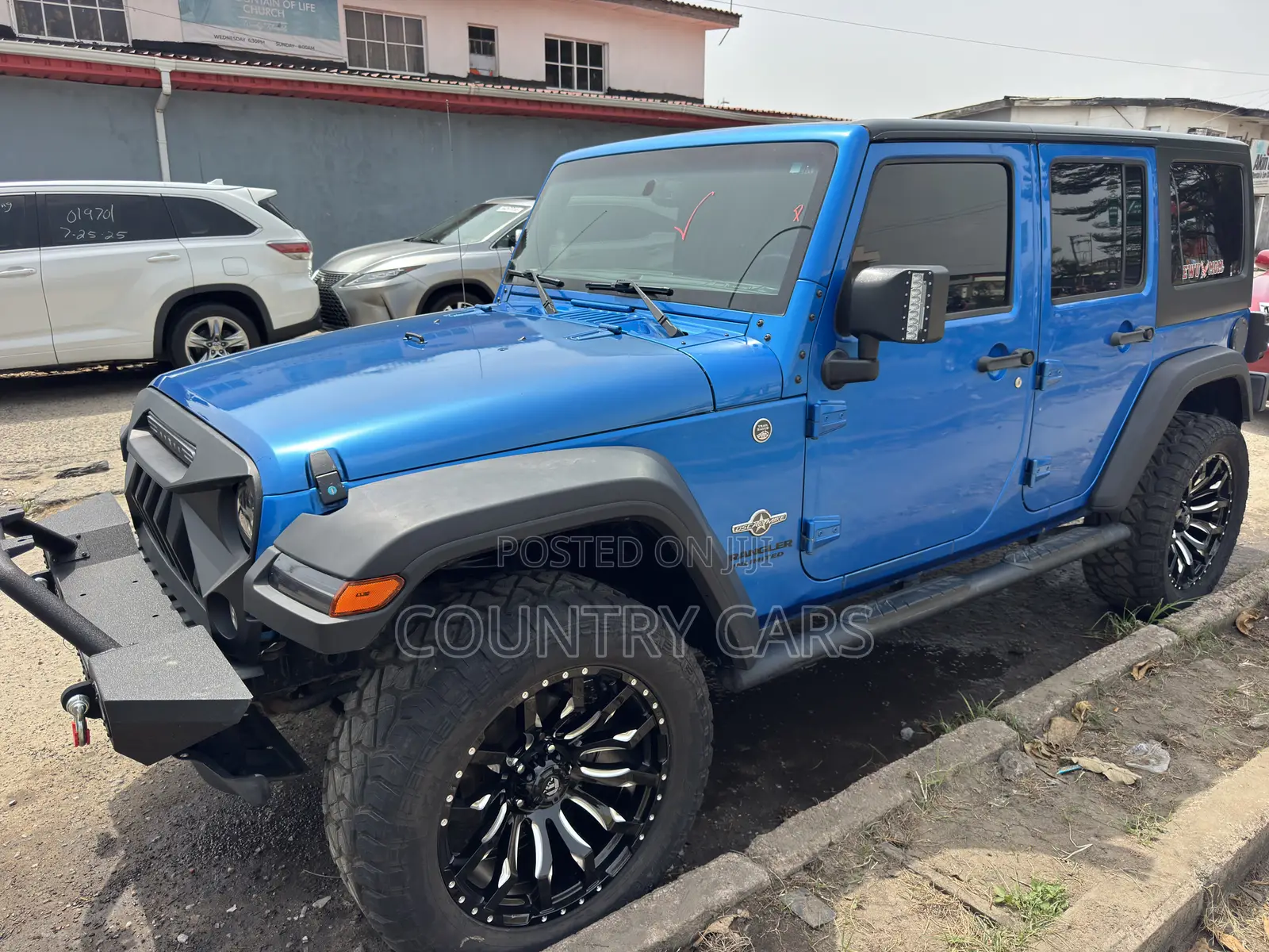 Jeep Wrangler Unlimited X 4dr SUV 4WD (3.6L 6cyl 6M) 2015 Blue