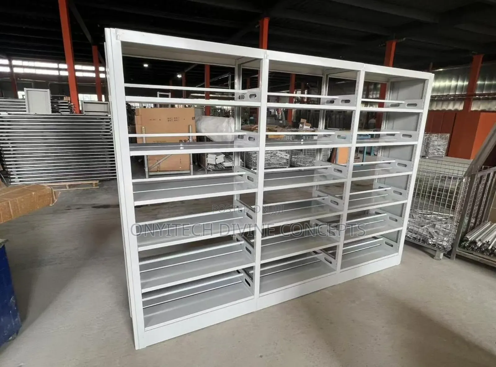 3in1 Double Sided Library Shelves 102