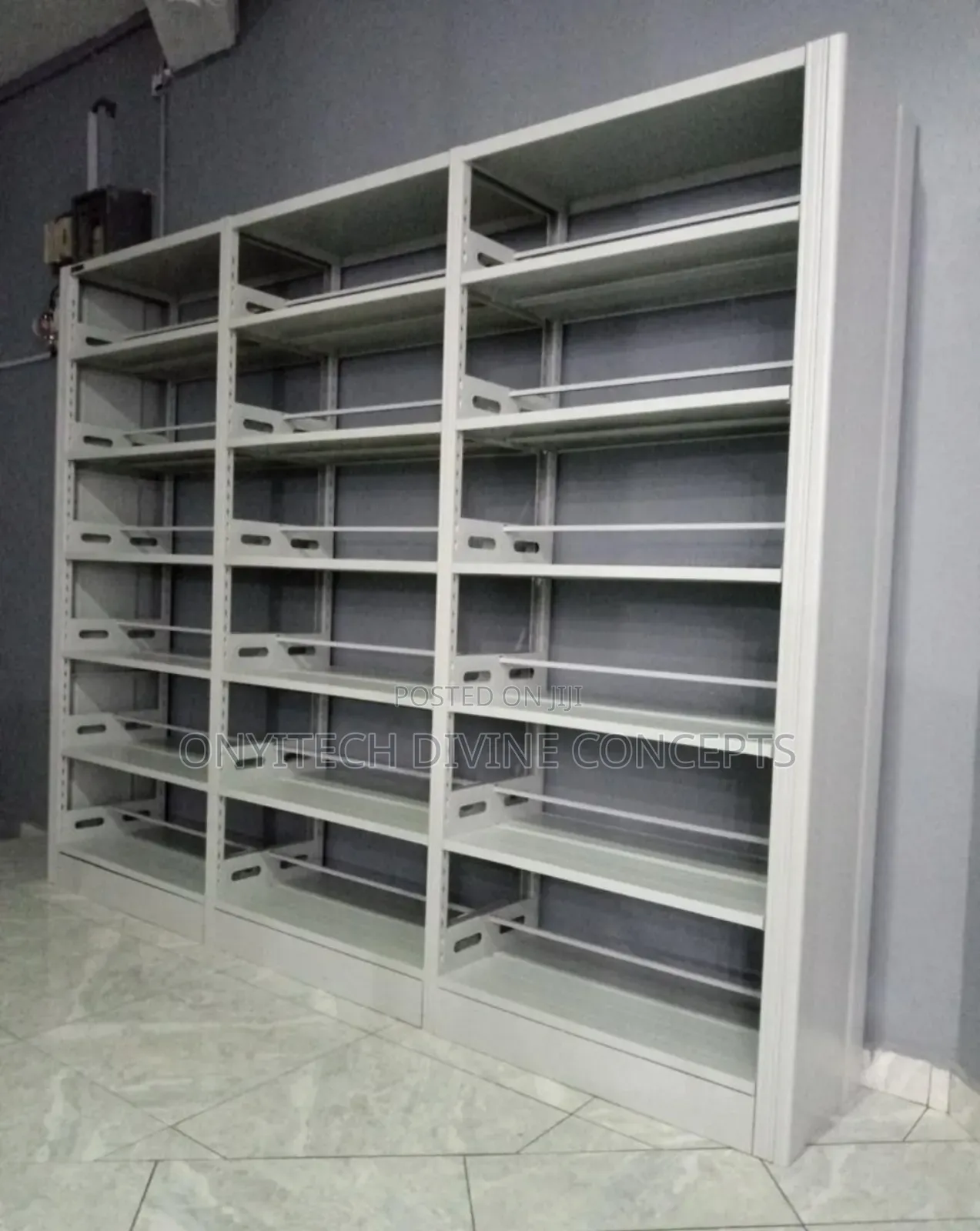3in1 Double Sided Library Shelves 102