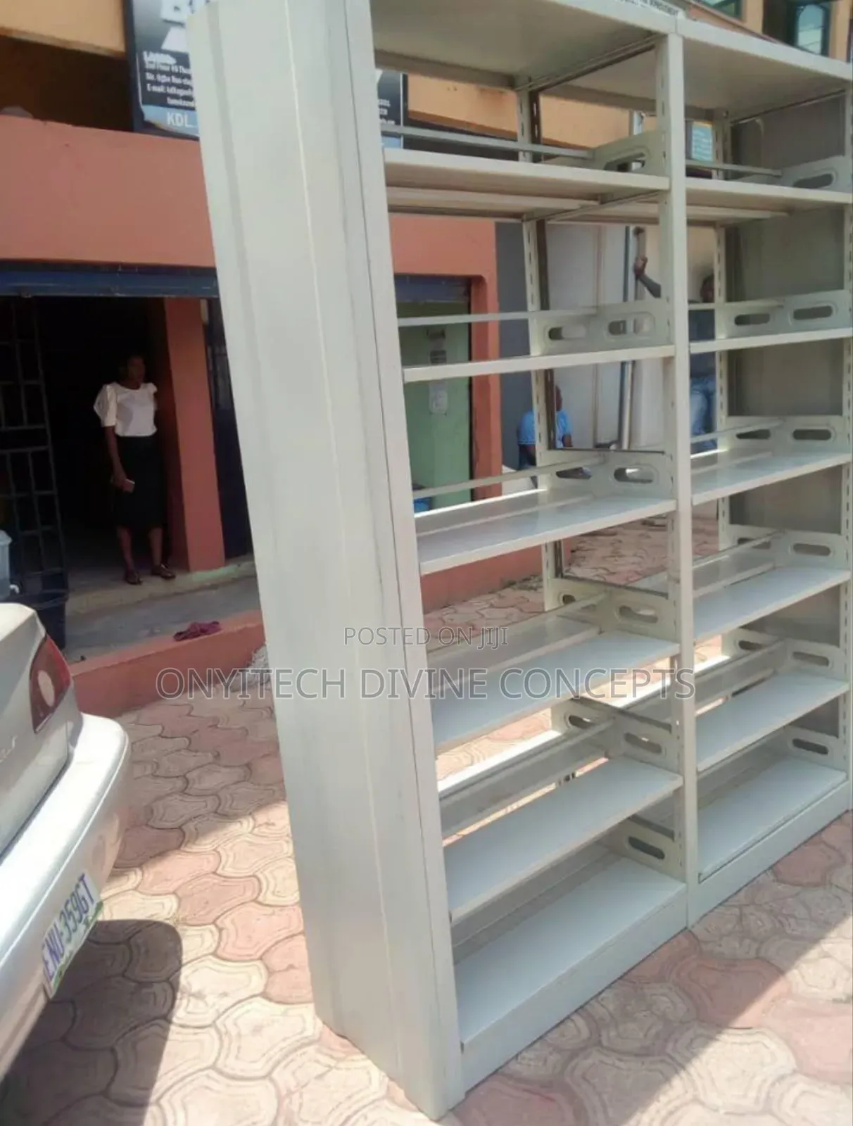 2in1 Double Sided Library Shelves 101