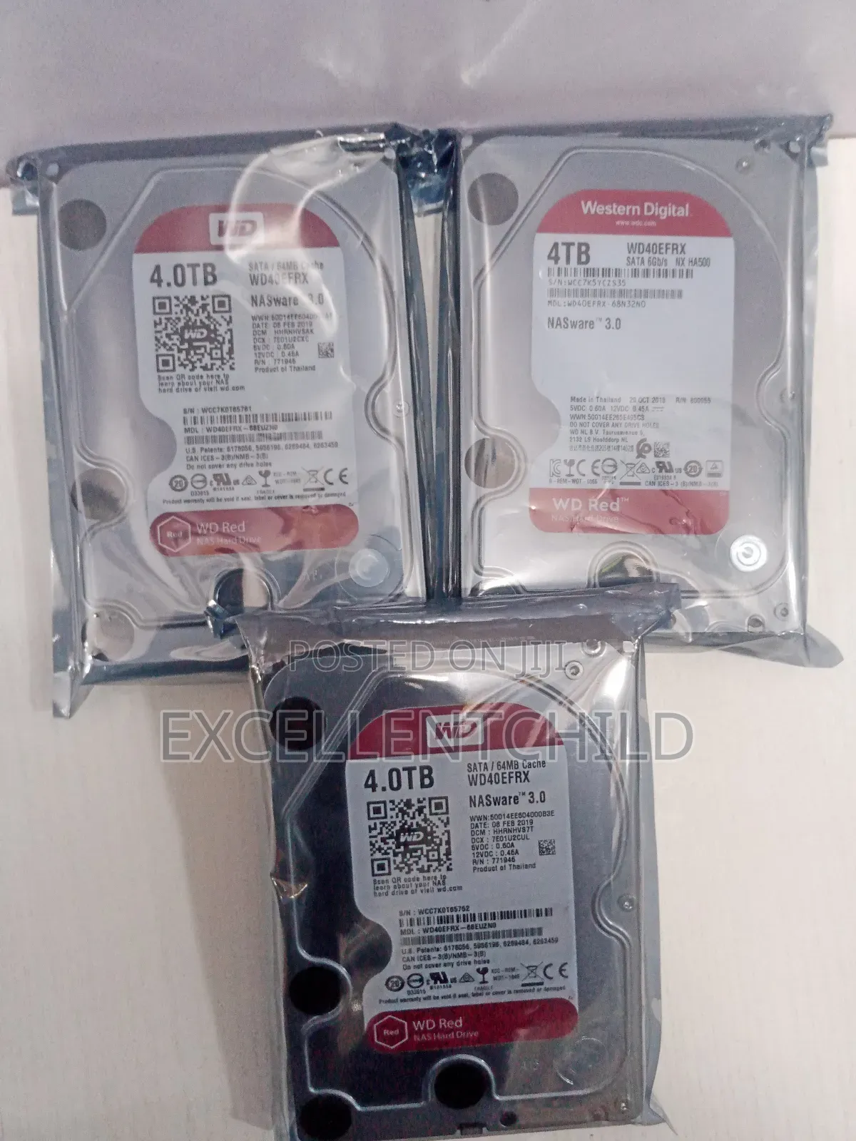 For Storage 4tb Wd Red 3"5 Nasware HDD