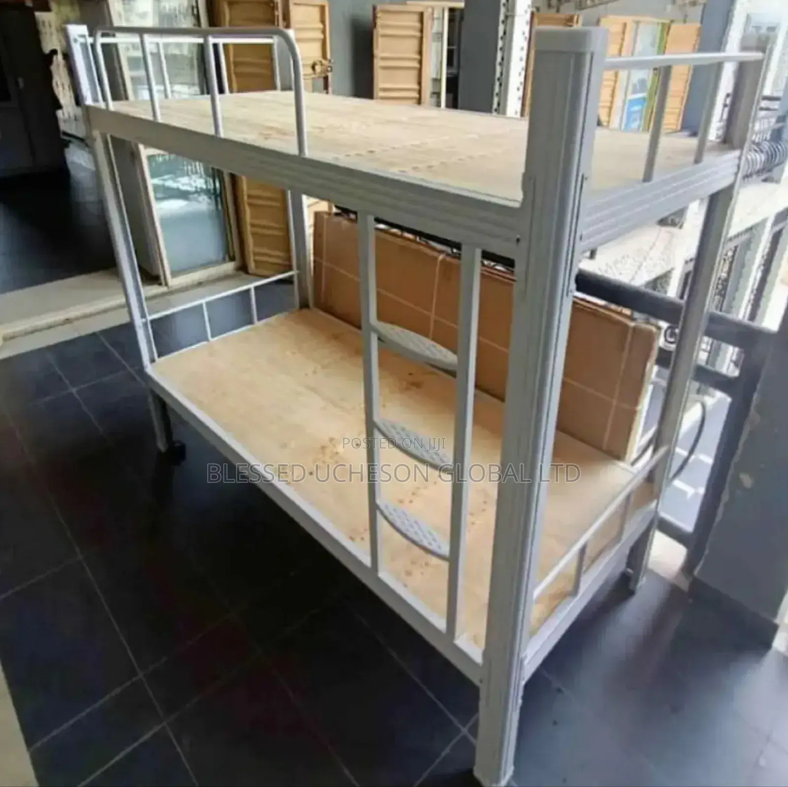 Industrial Style Metal Bunk Bed