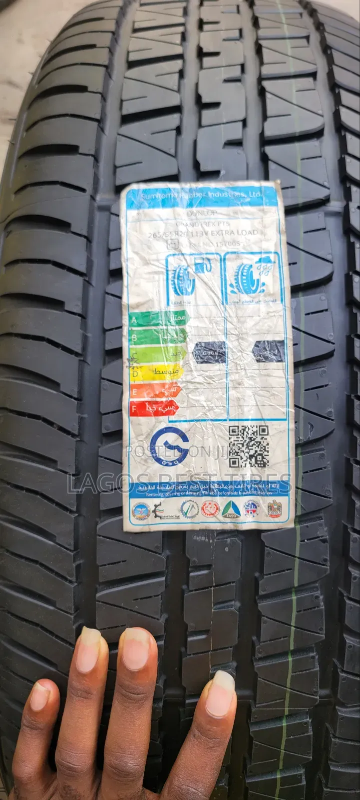 Dunlop 265/55r20 – Premium Performance Durability.