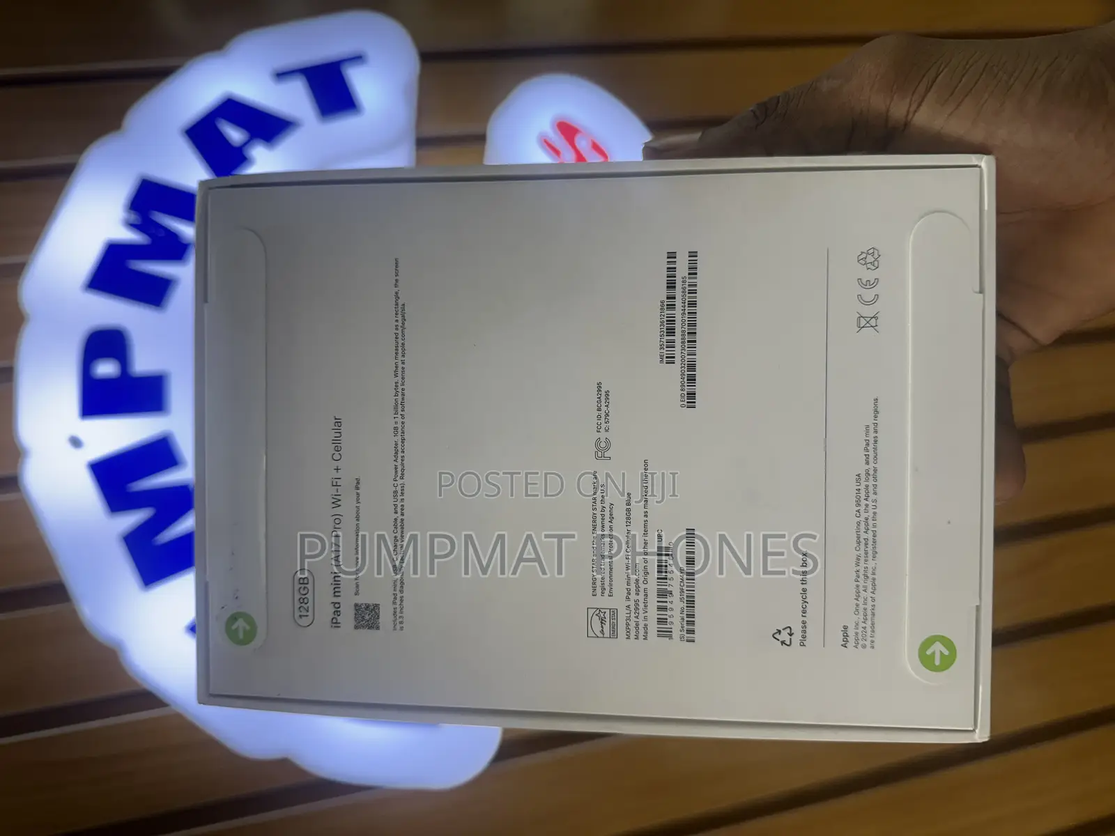 New Apple iPad mini (2024) 128 GB Blue