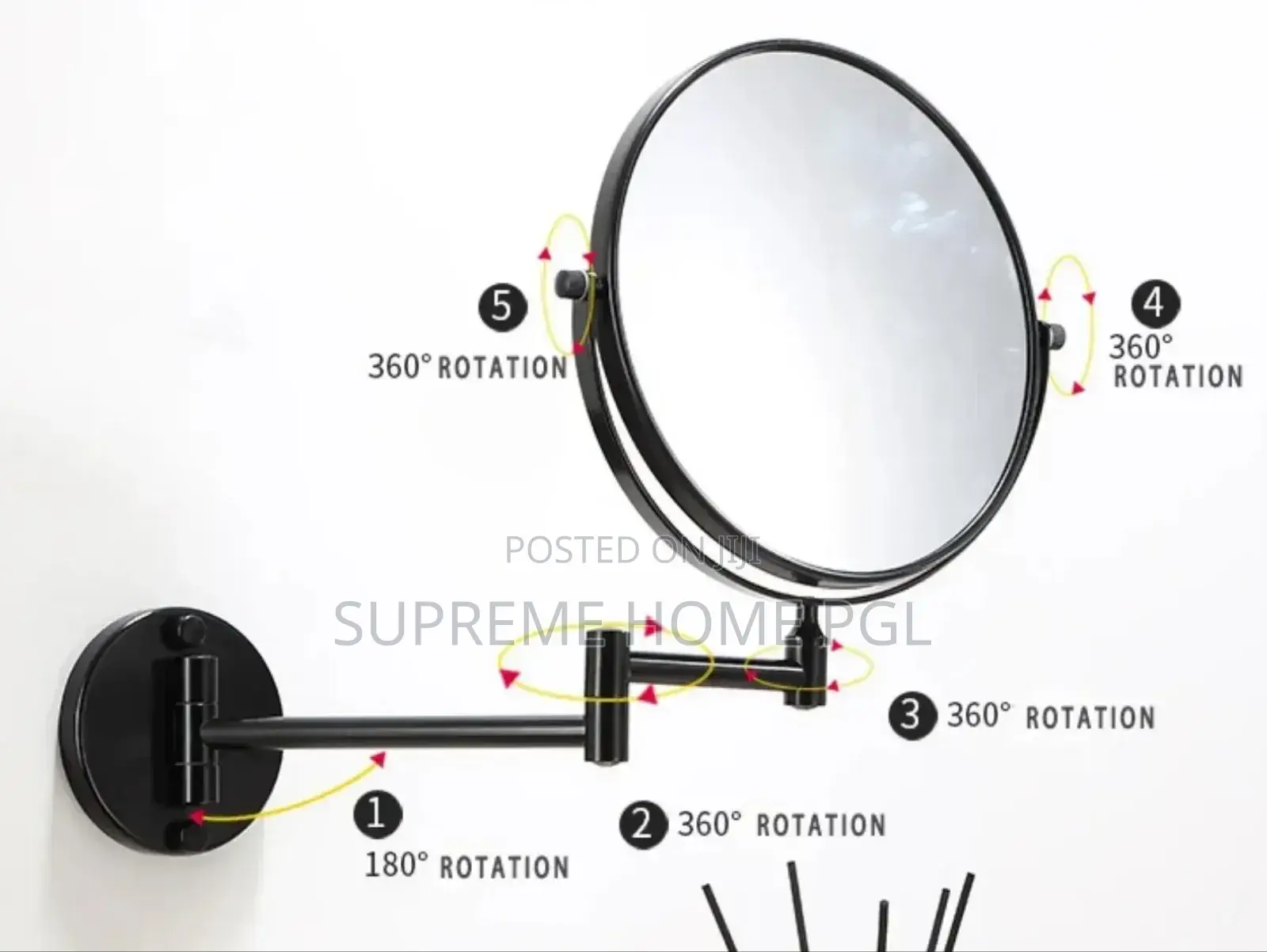 High Quality Bathroom Magnifying Mirror