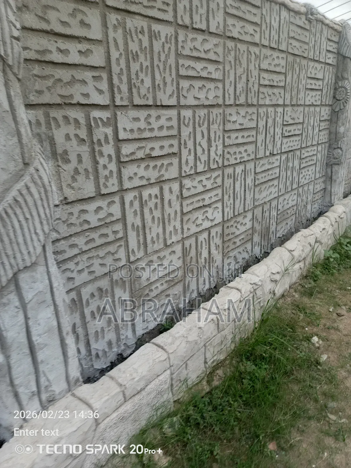 Original Polish Concrete Floor and Walls Design