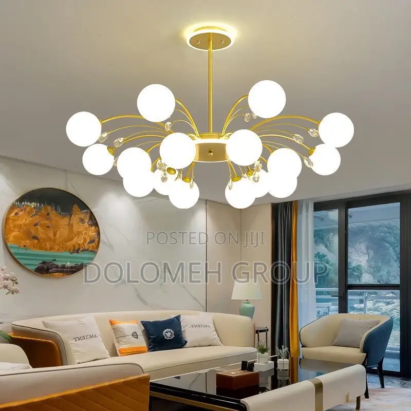 Frosted Glass Chandelier