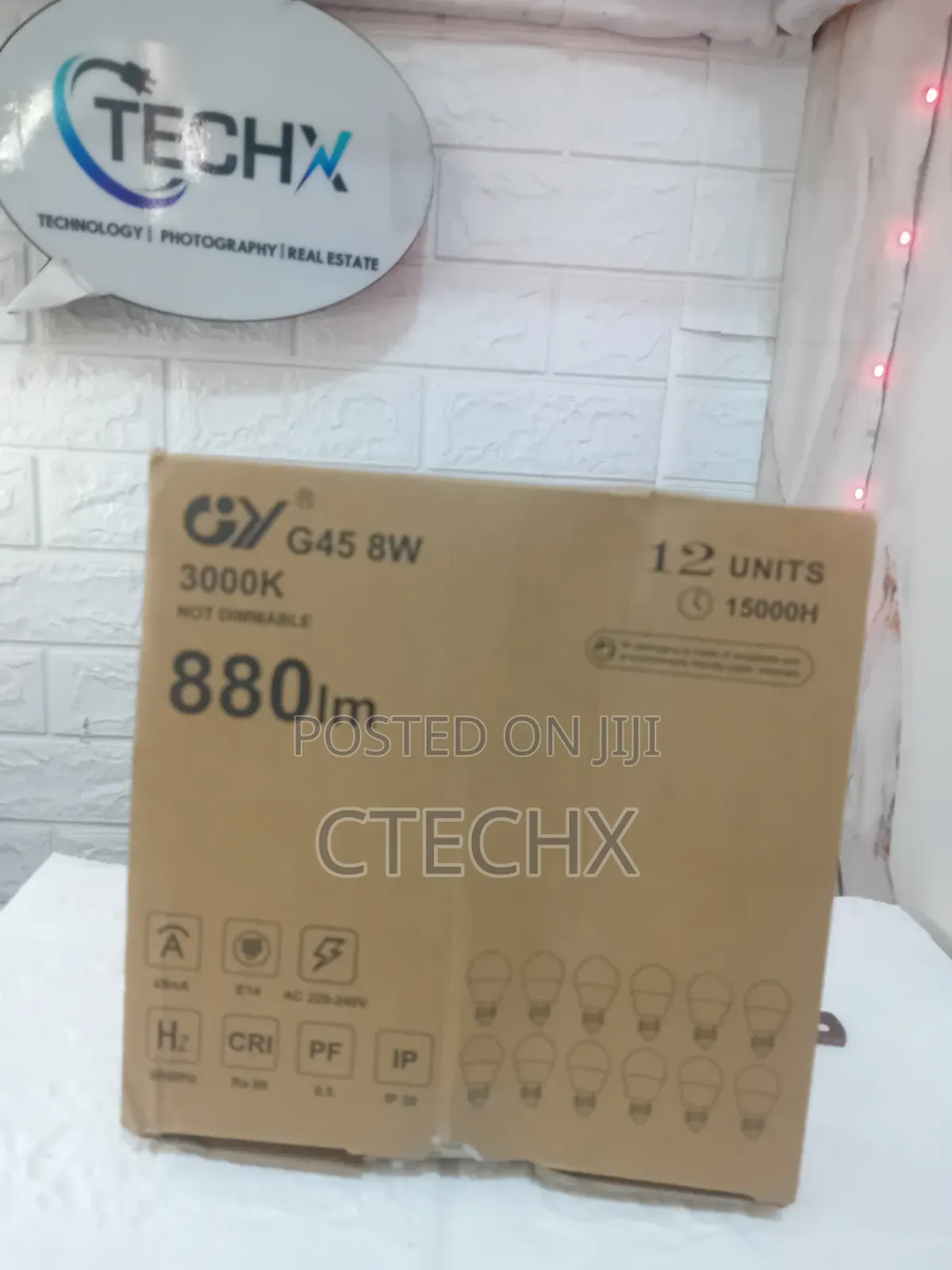 E14 Led Bulb 8w (80w Equivalent), 880 Lumens Warm White 12 Unit