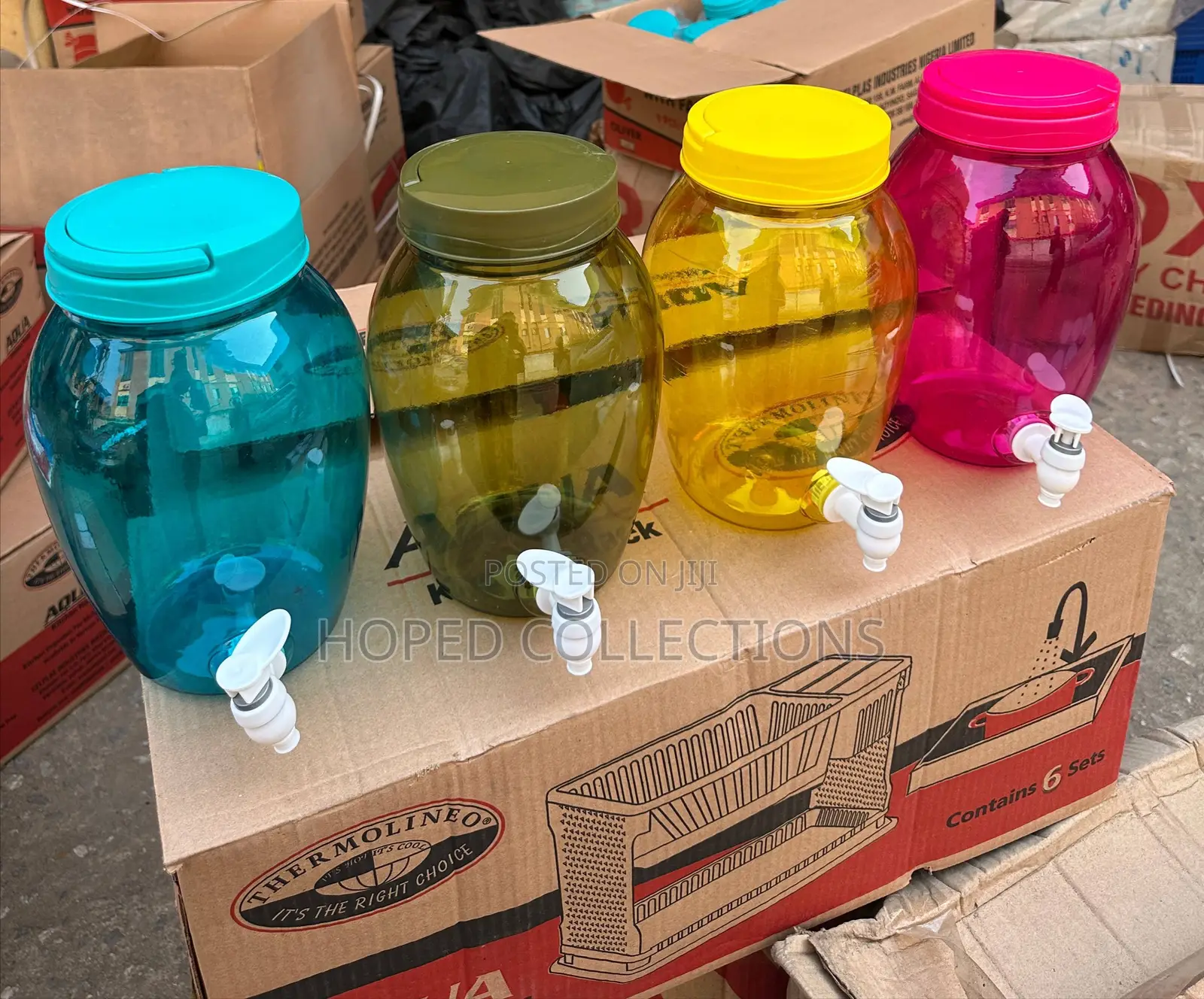 Oliver Plastic Bottle Dispenser Jar