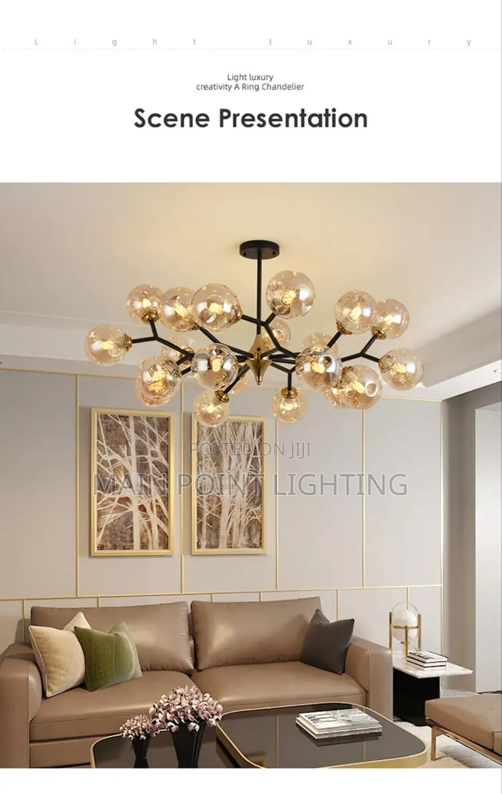 Big Glass Lamp Light