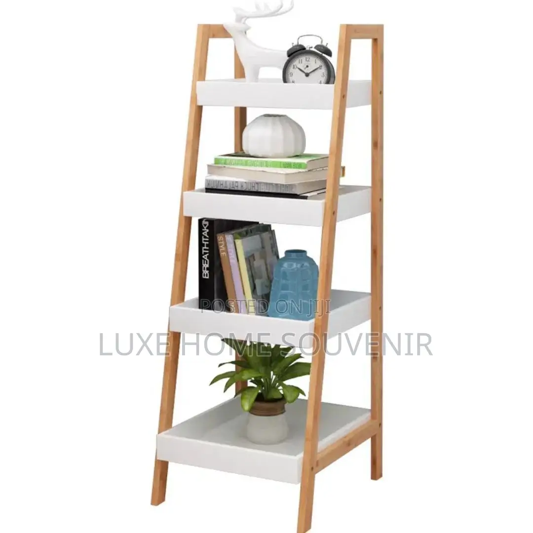 Bamboo Living Room Shelves