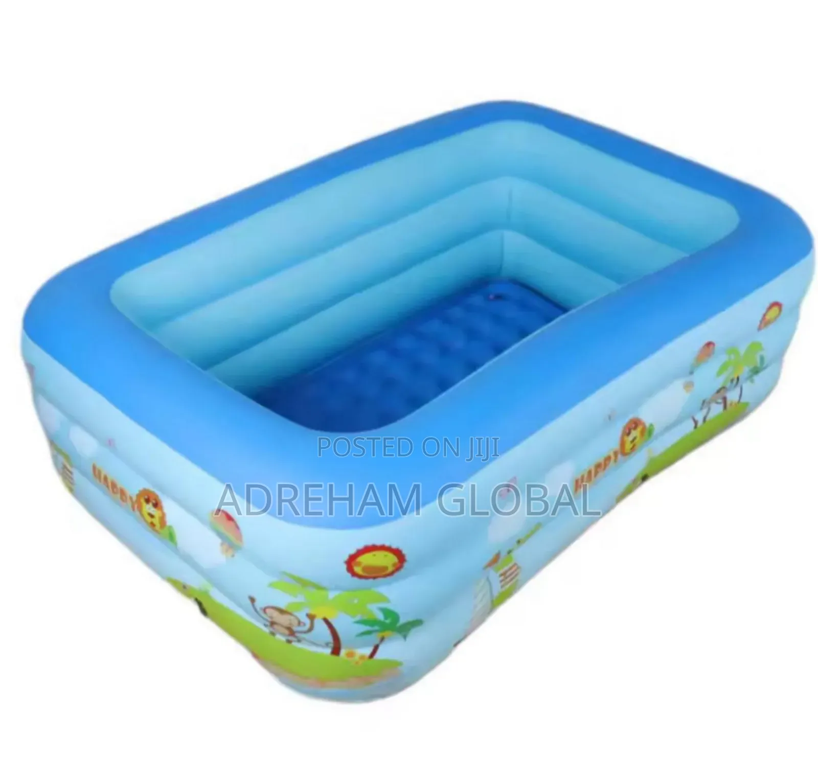 Inflatable Swimming Pool for Kids(with Automatic Pump)Size210x150x60cm