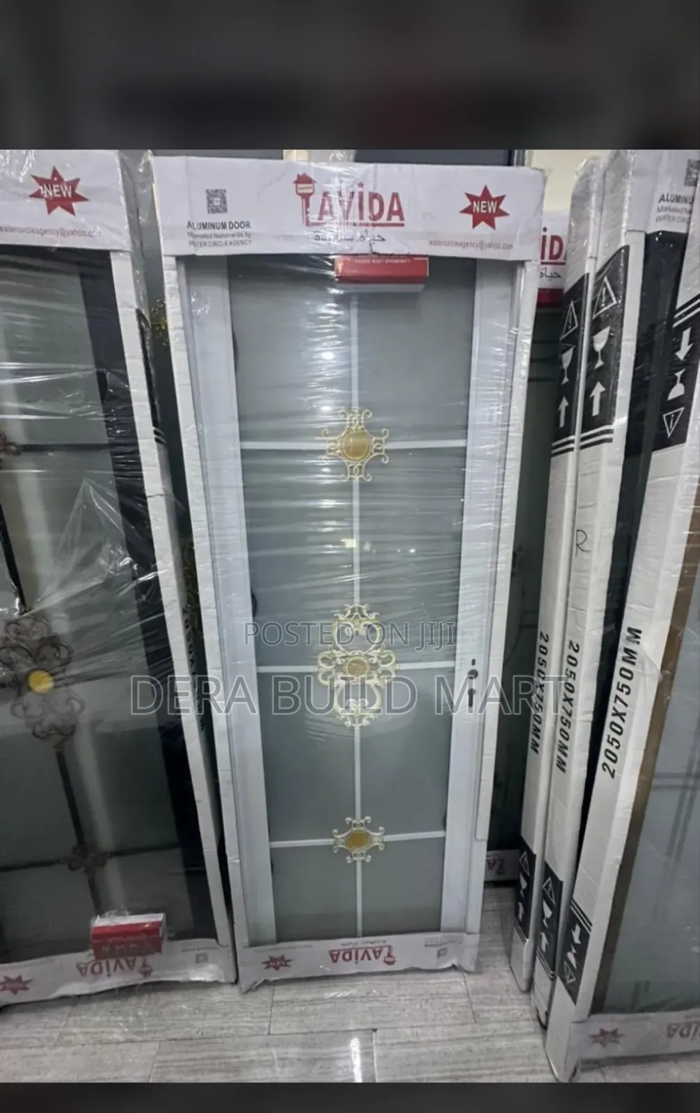 Lavida Decorative Aluminium Glass Door