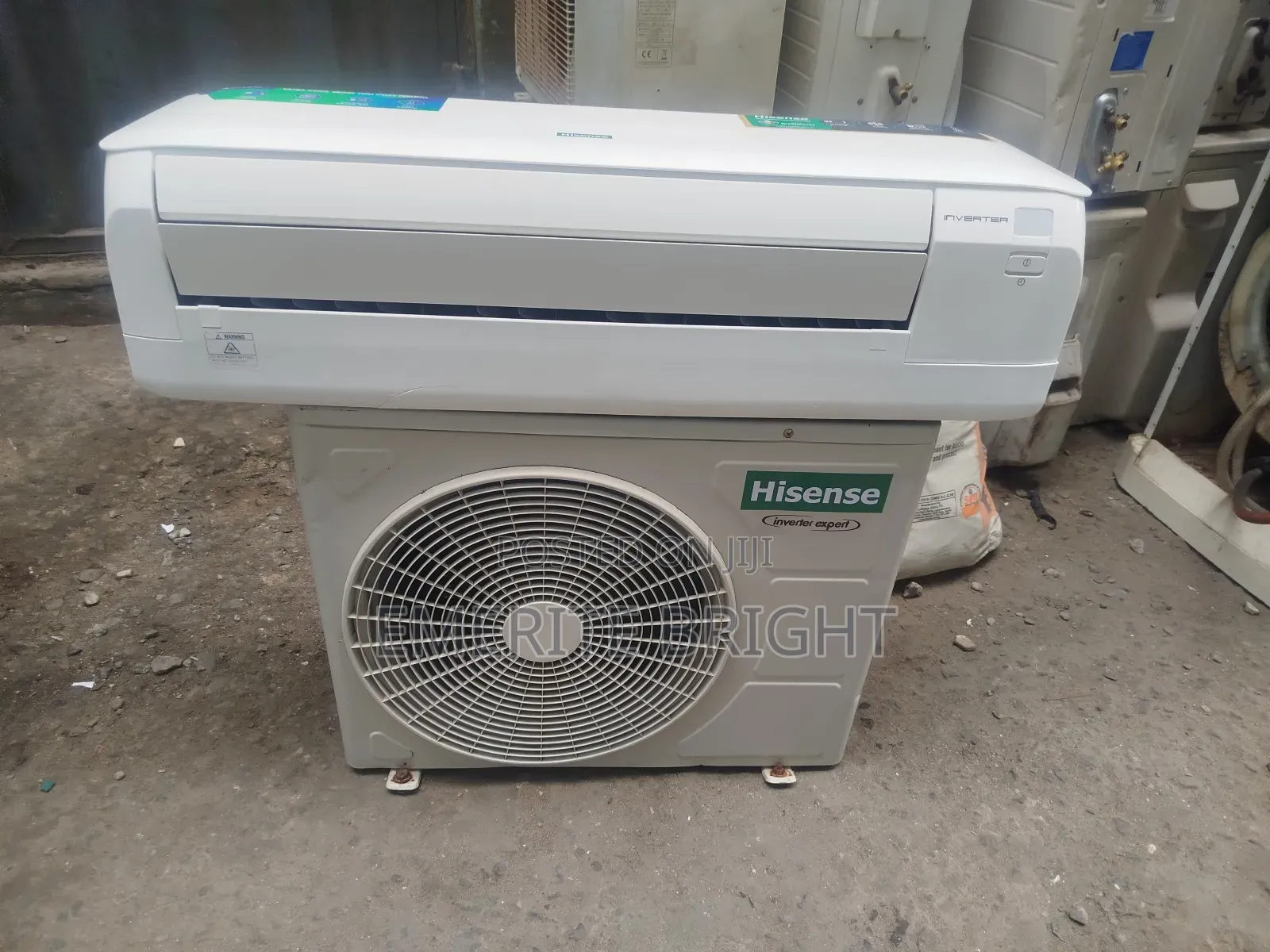 Hisense Inverter 1.5 Wit Full Folo Come Gass