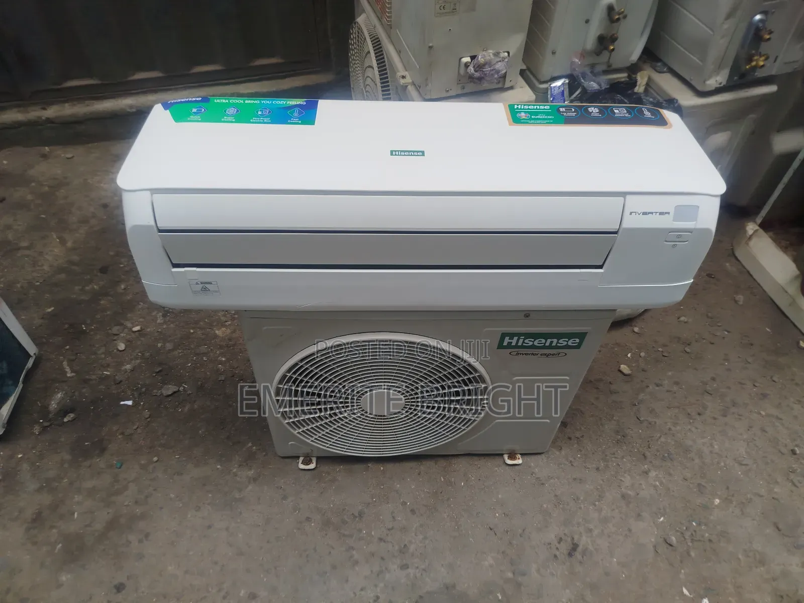 Hisense Inverter 1.5 Wit Full Folo Come Gass