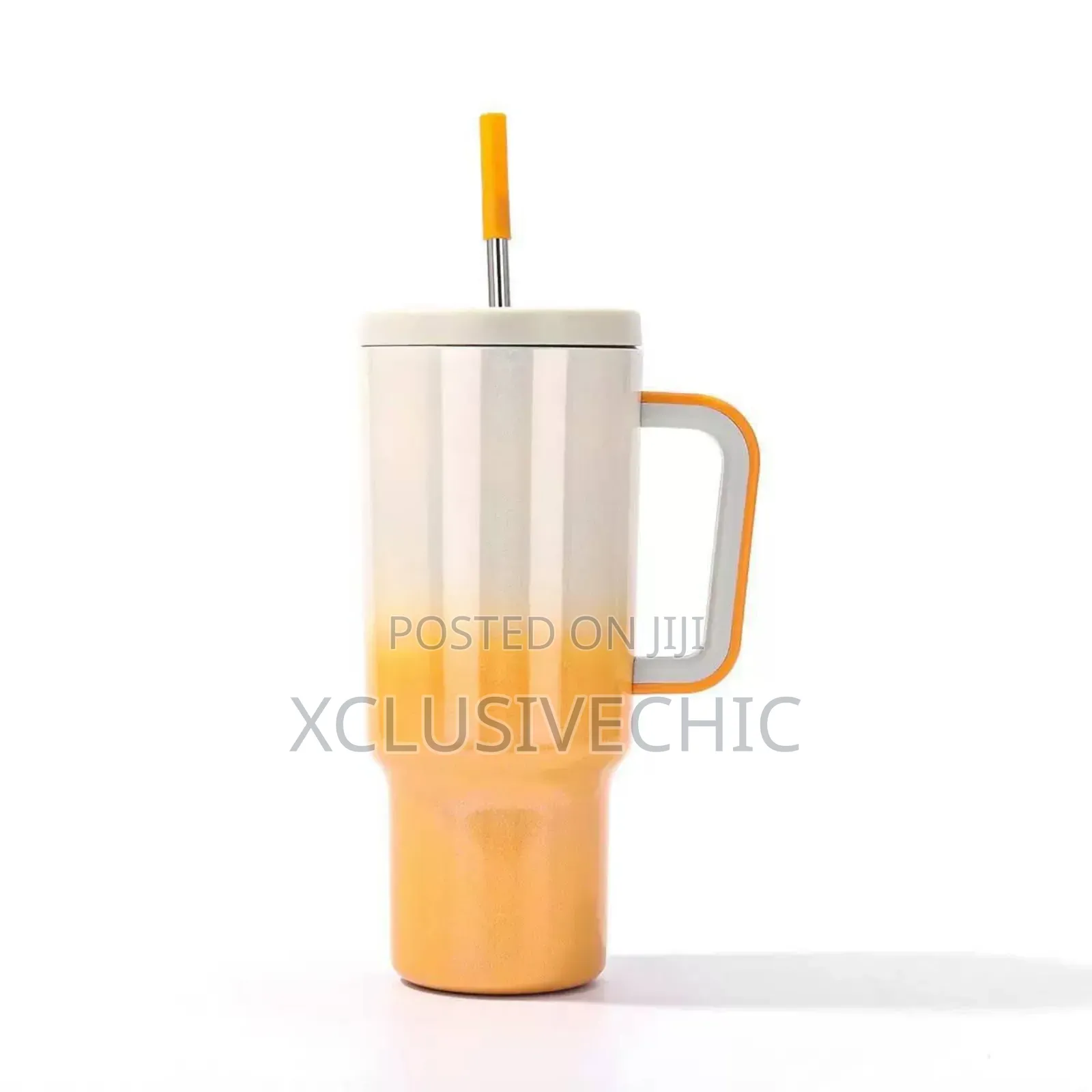 40oz 2 Colours Vacuum Cup With Straw