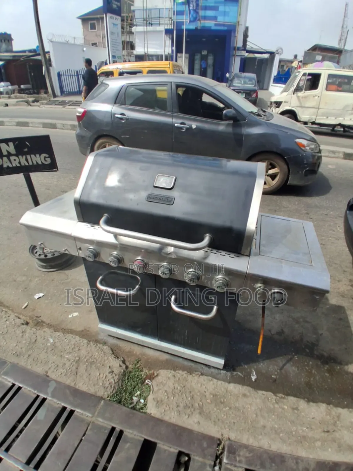 7 Burner Stainless Steel Industry Gas Barbecue Machine