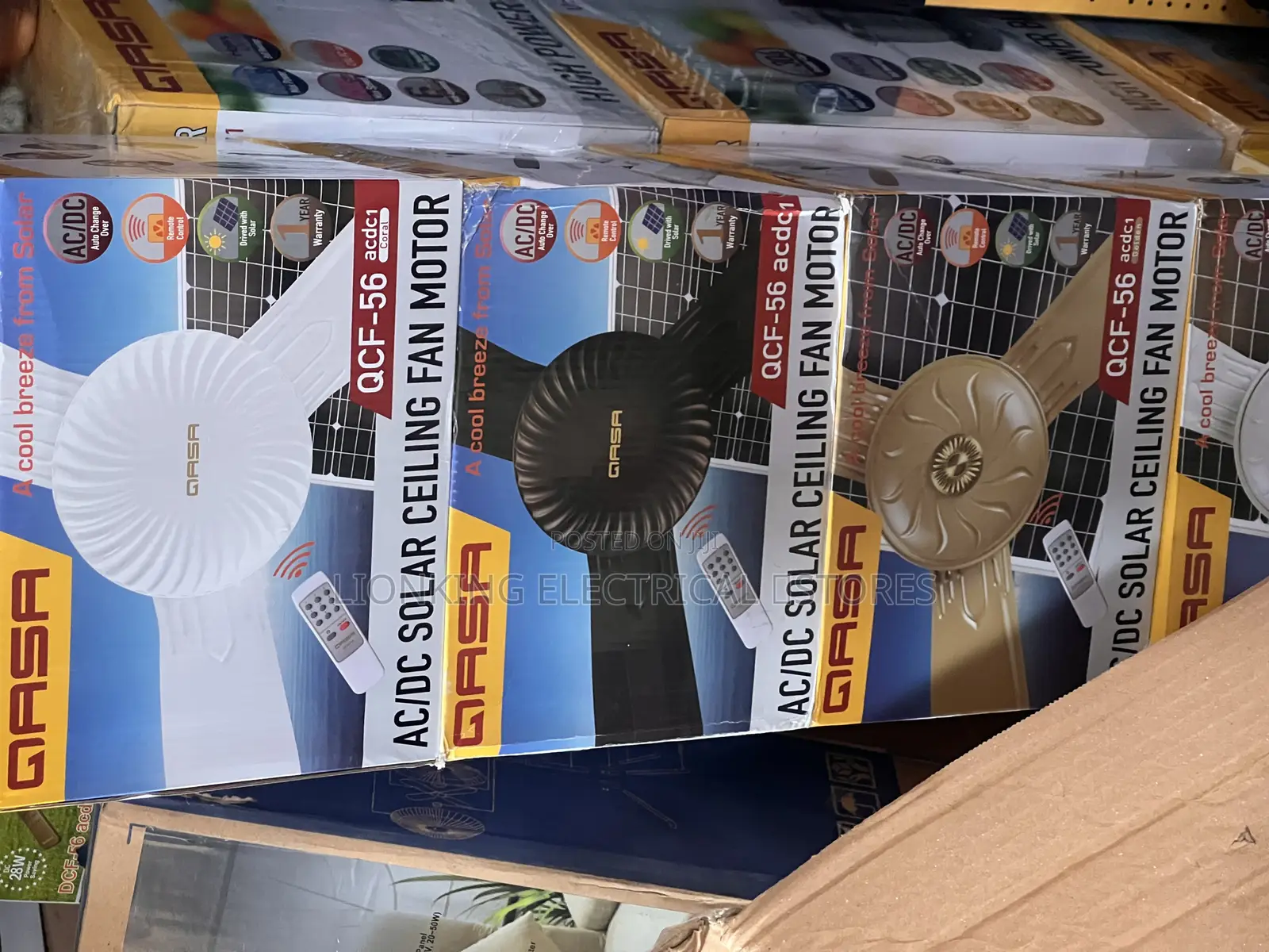 56 Inches Ac/Dc Ceiling Fan With Remote