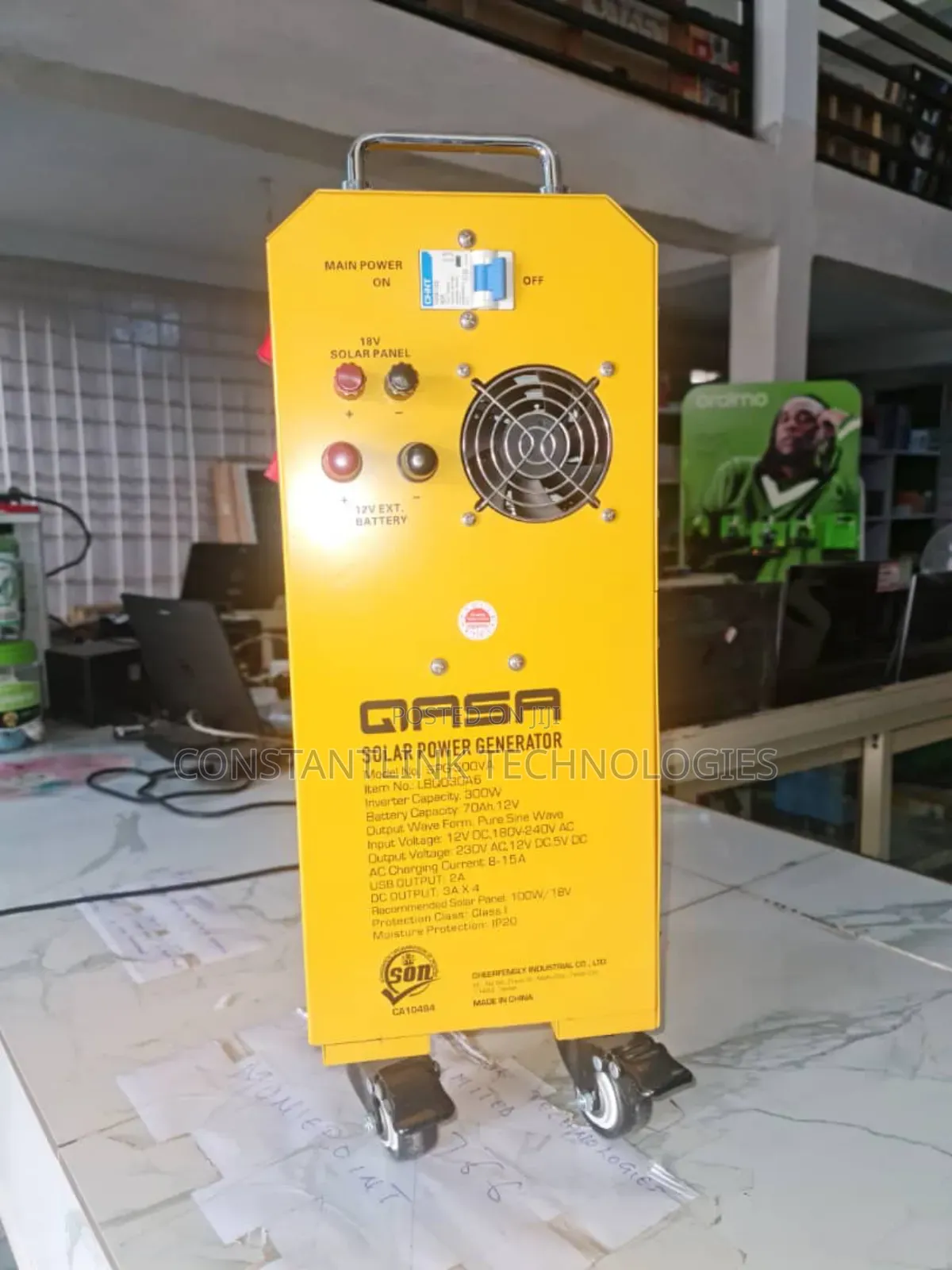 Qasa Solar Power Generator