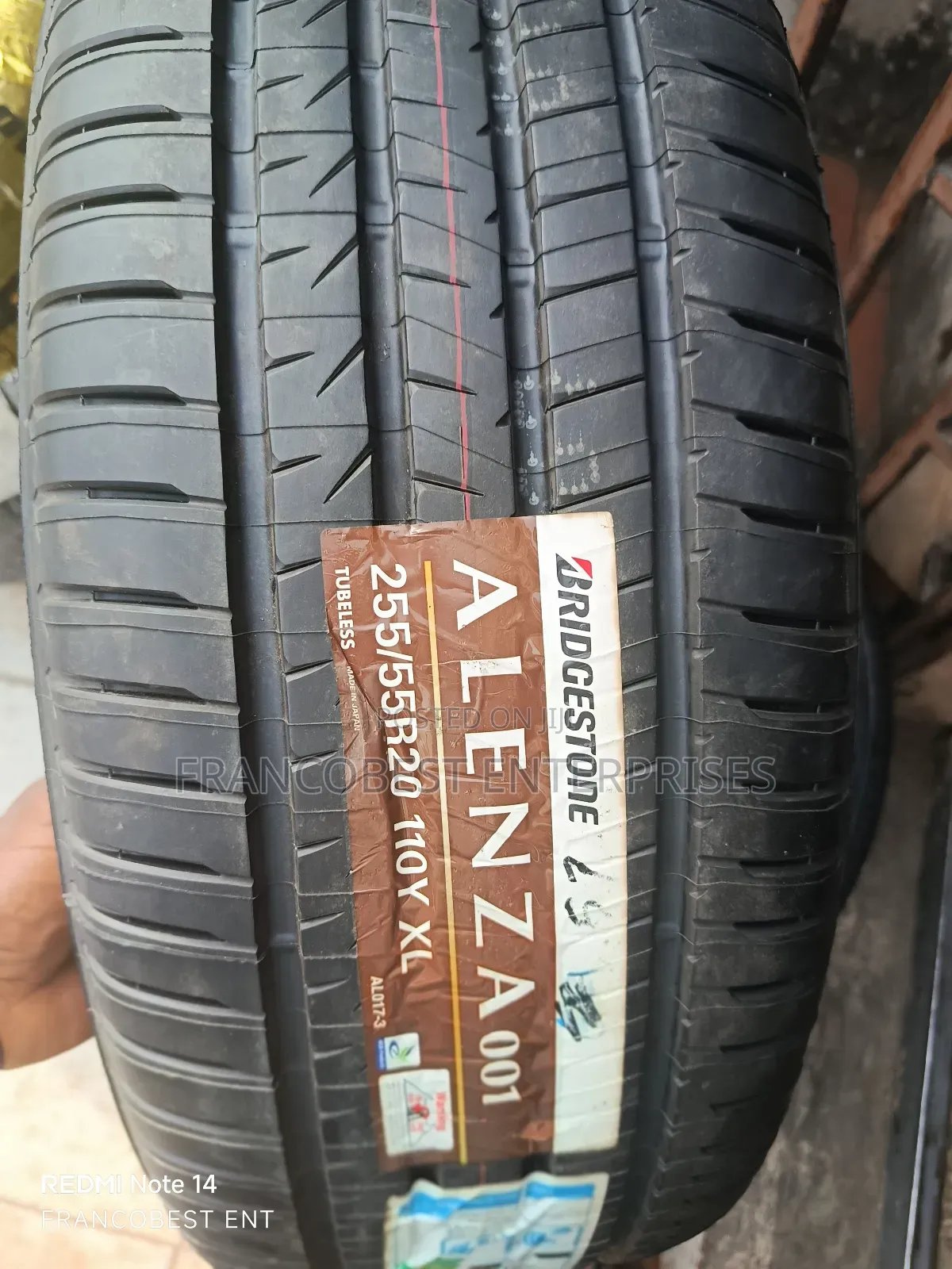 255/55r20 Bridgestone Tyre