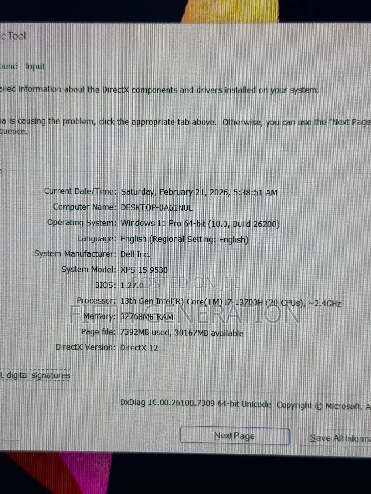 Laptop Dell XPS 15 9530 32GB Intel Core i7 SSD 1T