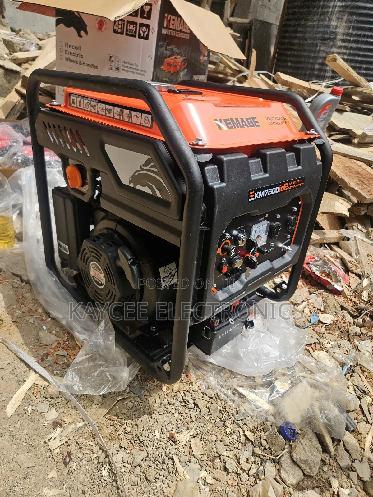 5.5.5kva Kemage Petorl Inverter Generator
