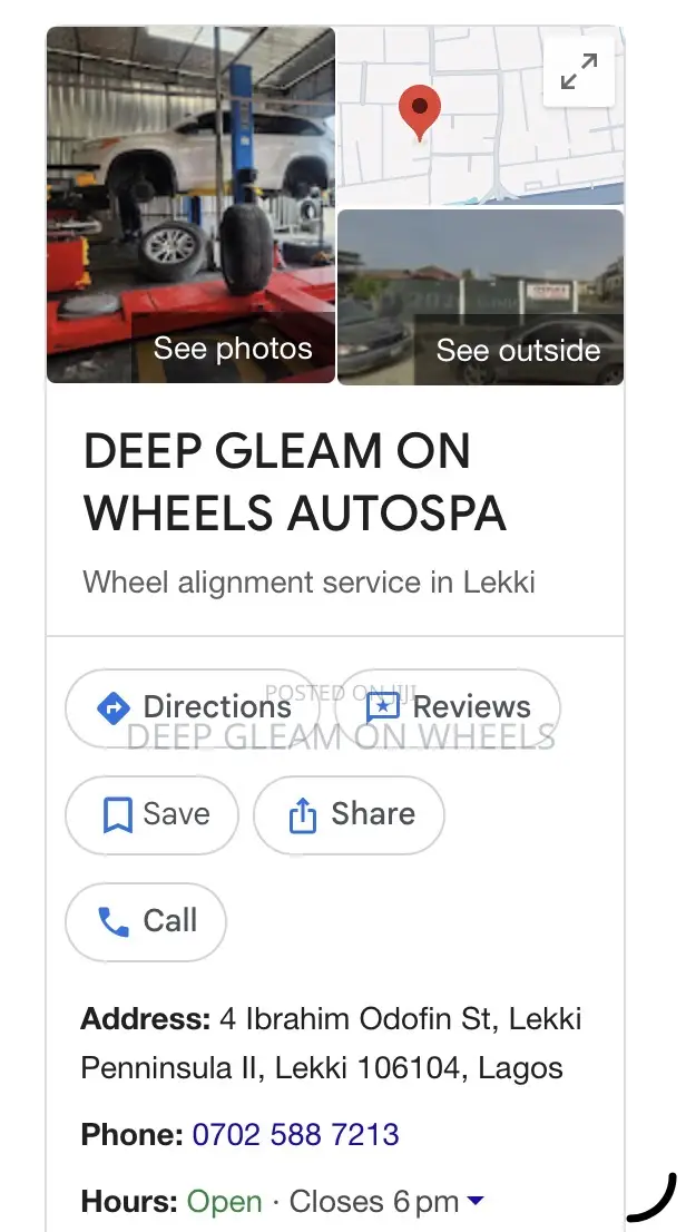 Quick Oil Change / Gear / Brake Service Shocks