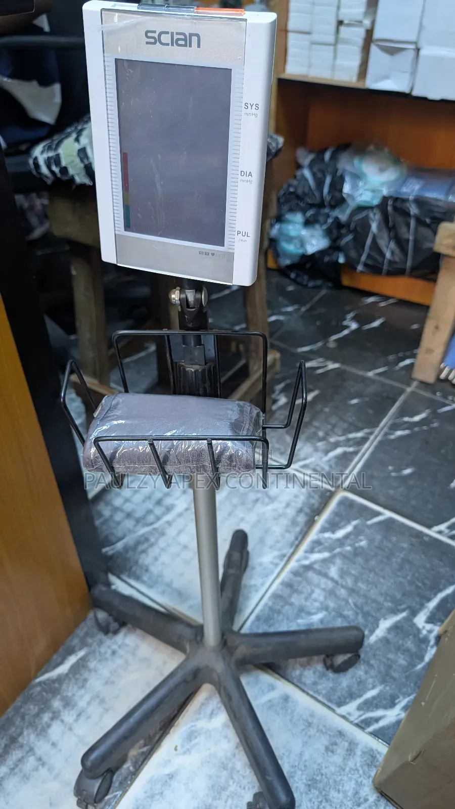 Digital Blood Pressure Machine On Trolley