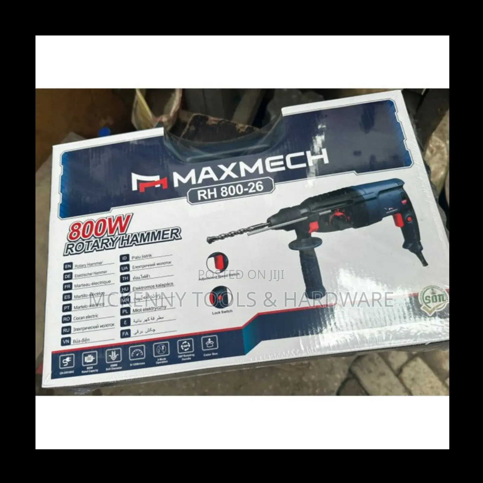 Maxmech Rotary Hammer Drill Machine 800w Rh 800-26