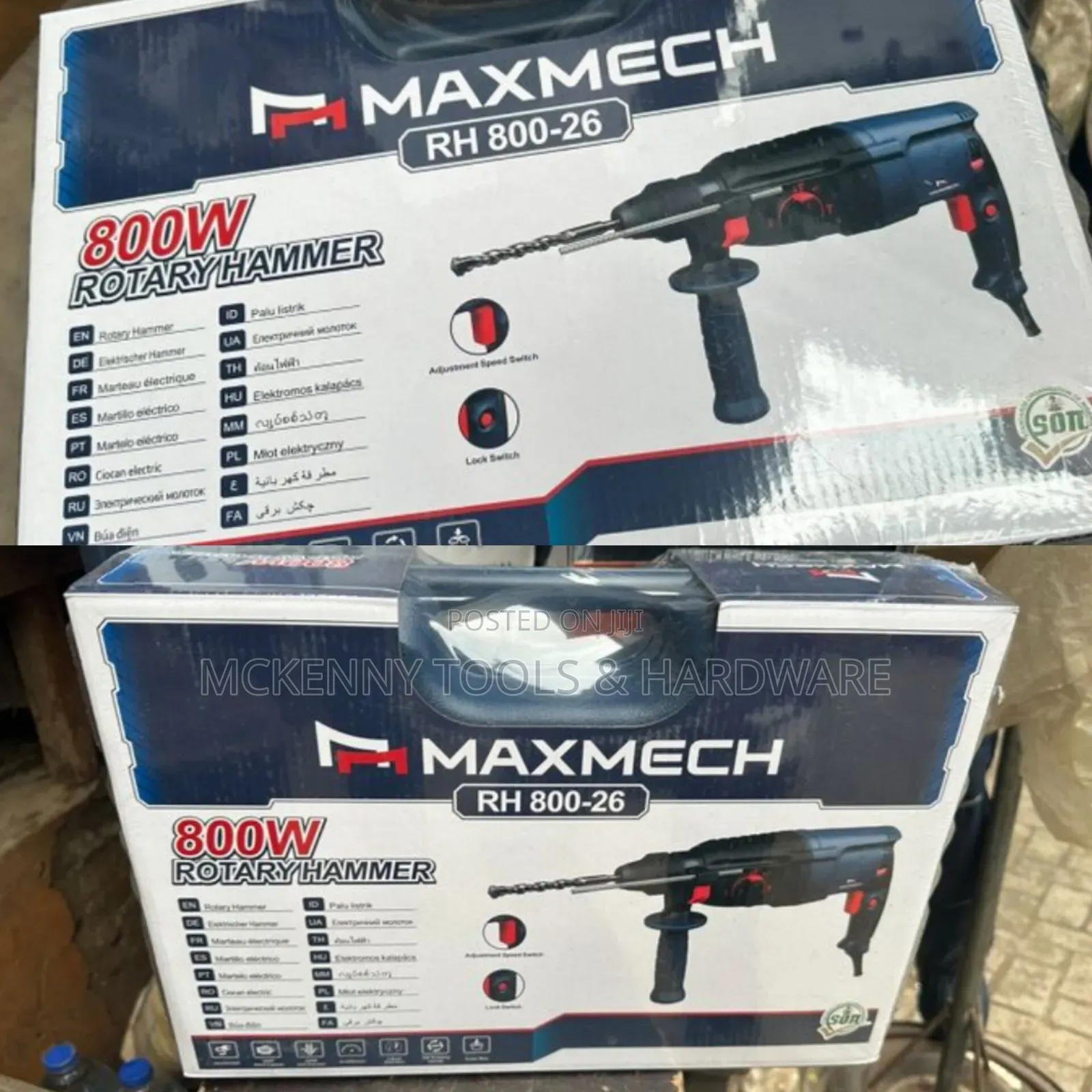 Maxmech Rotary Hammer Drill Machine 800w Rh 800-26