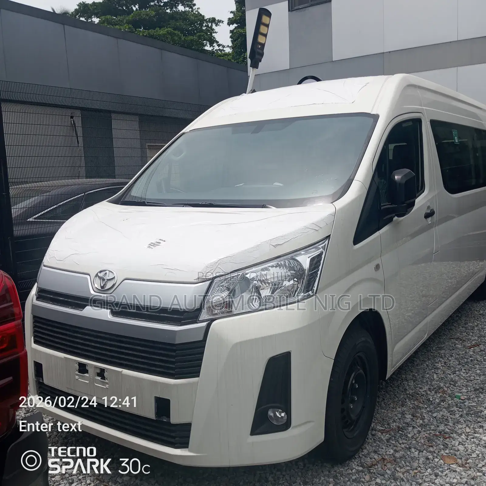New Toyota HiAce 2025 White