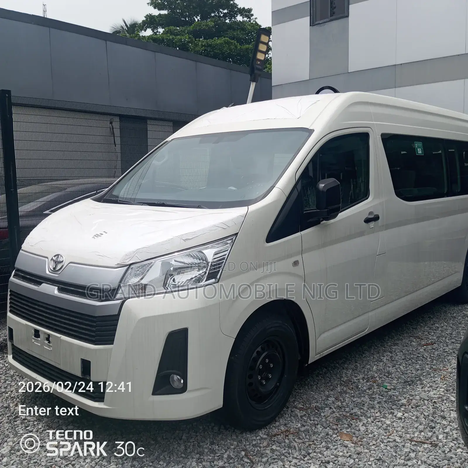 New Toyota HiAce 2025 White