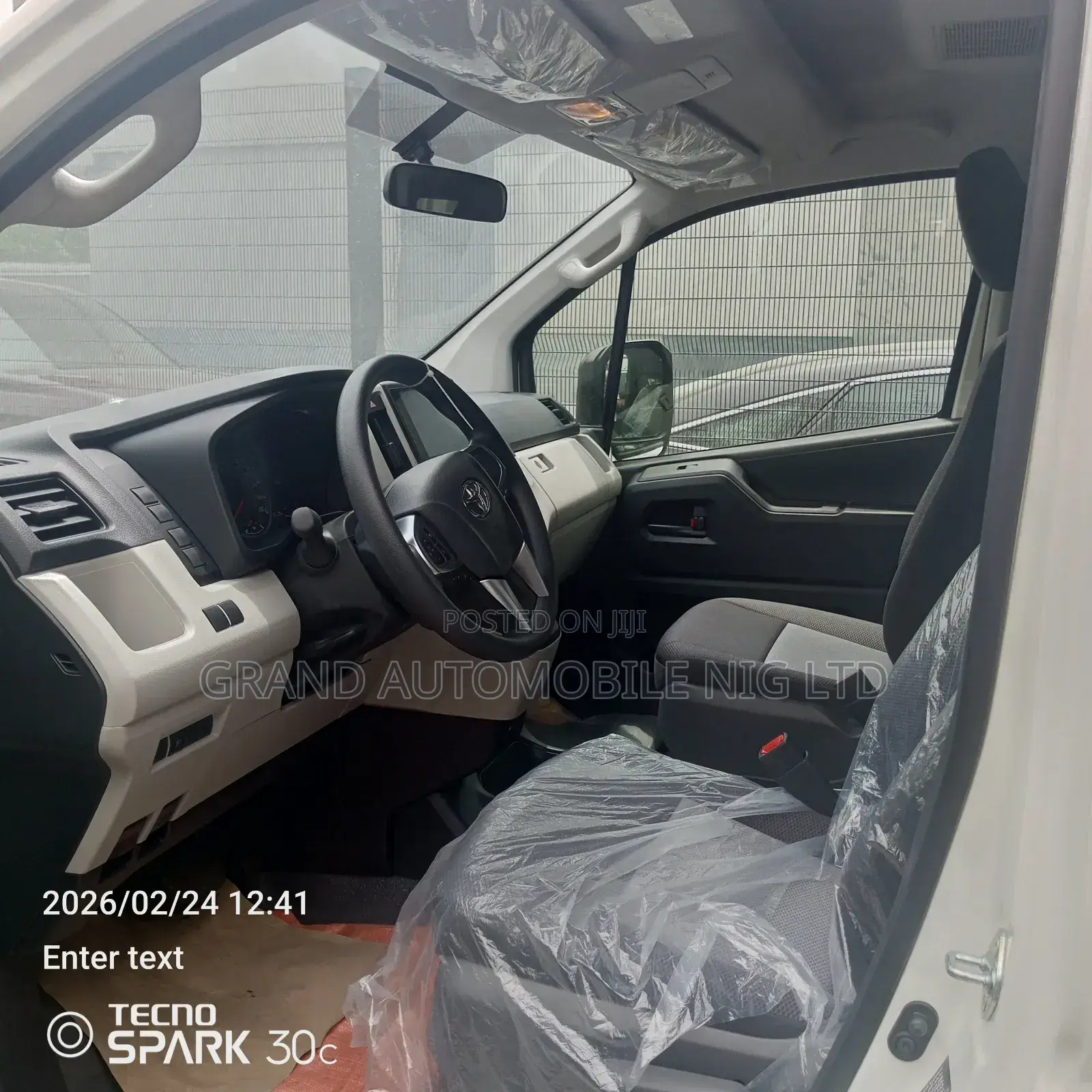 New Toyota HiAce 2025 White