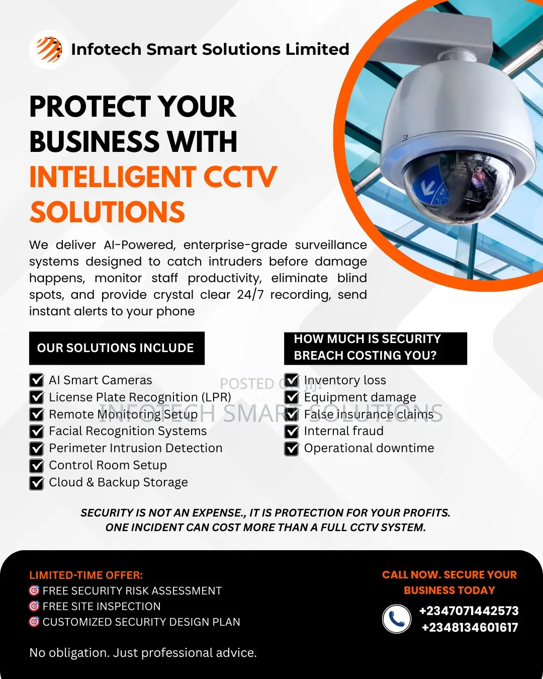 Protect Your Business With Intelligent CCTV Solutions