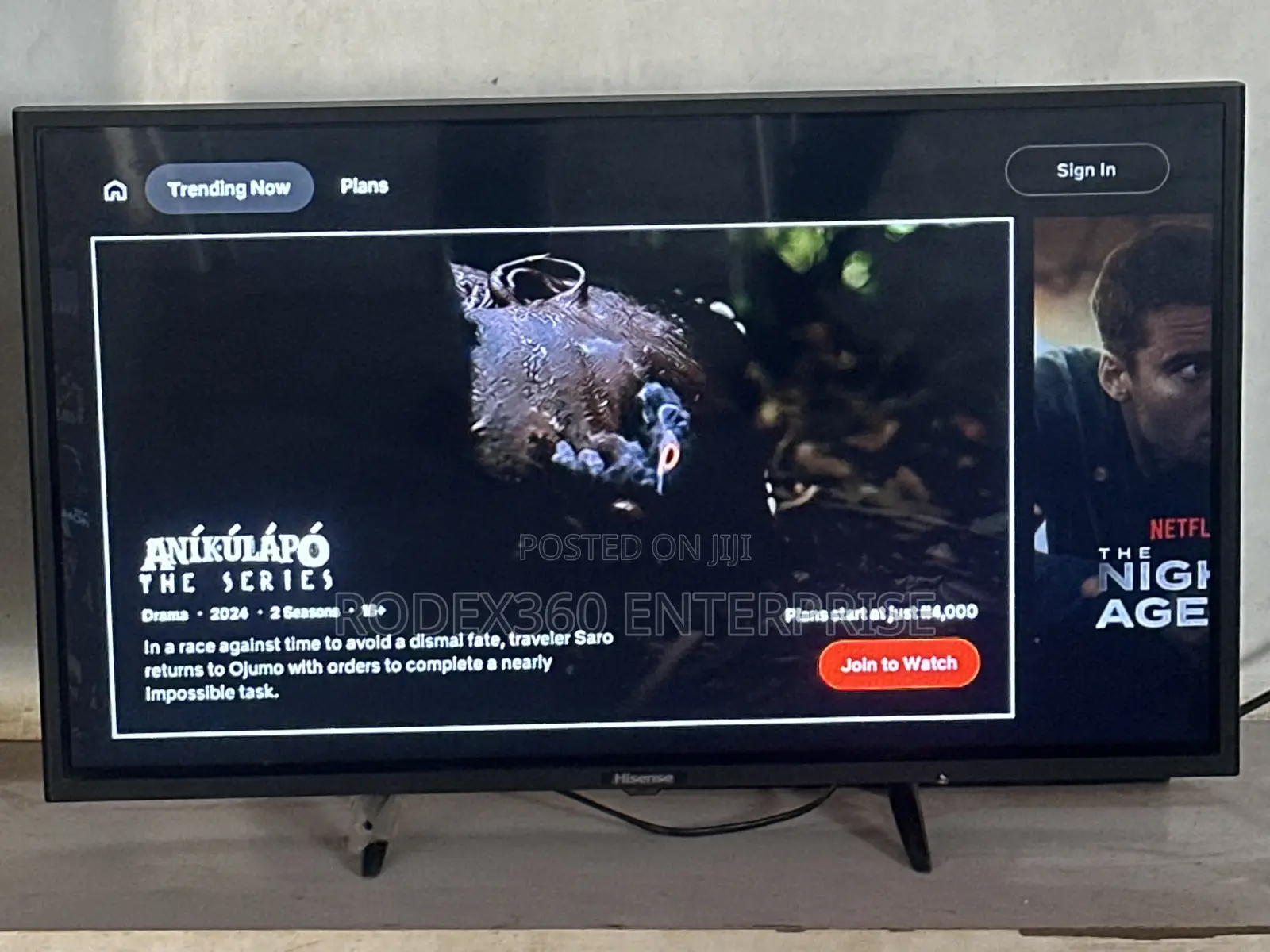 32-inch Uk Used Hisense Smart Tv For Sale.