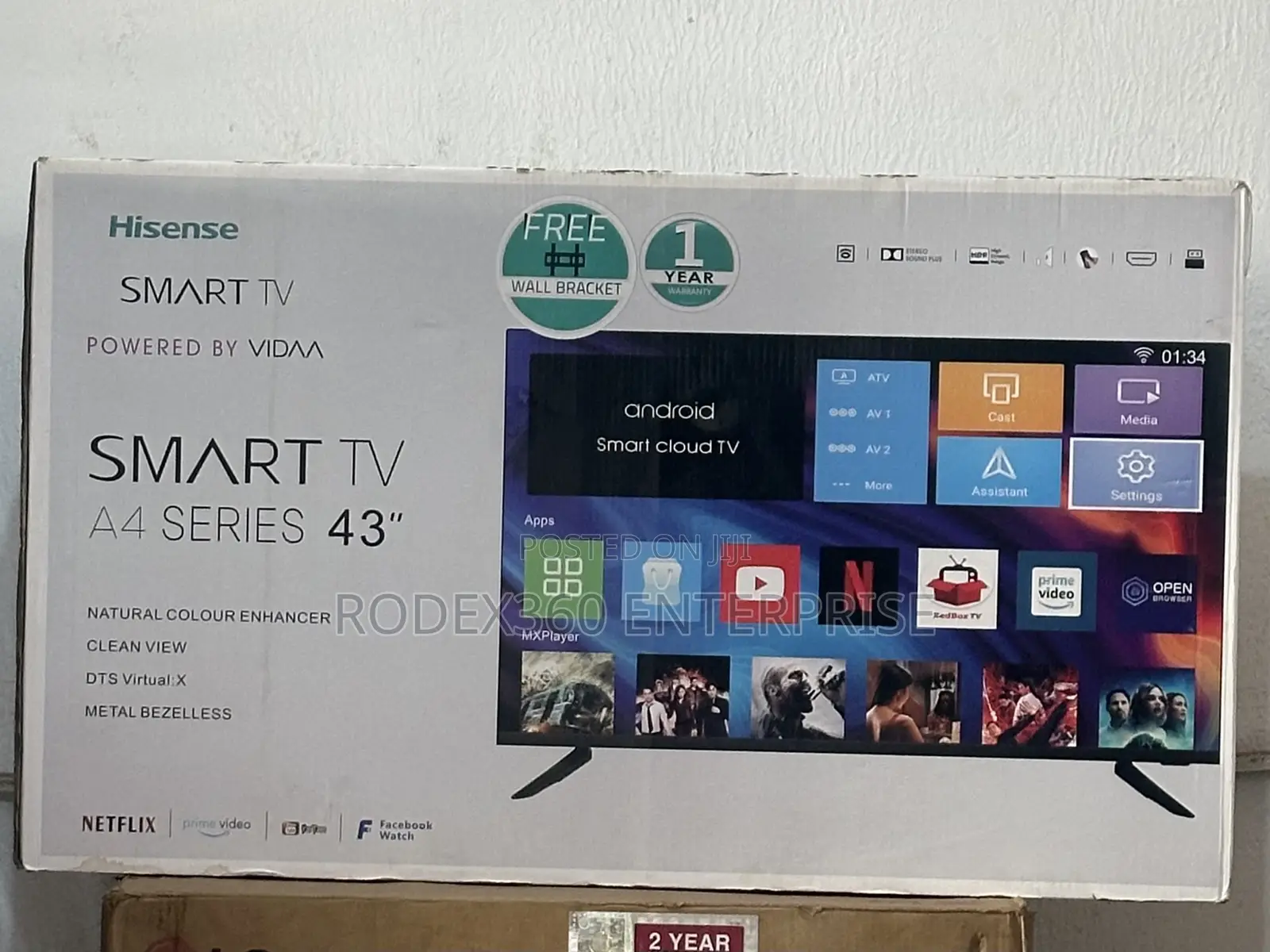43-inch Brand New Hisense Smart Tv For Sale