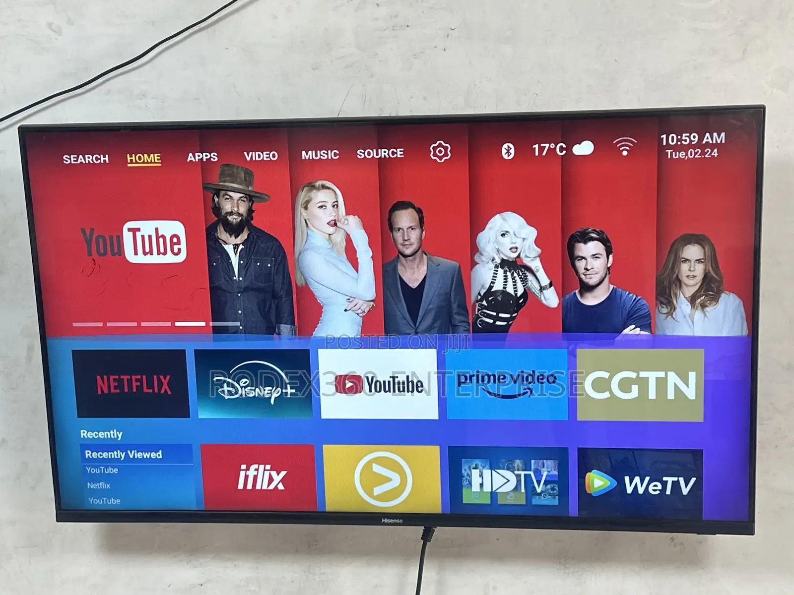 43-inch Brand New Hisense Smart Tv For Sale