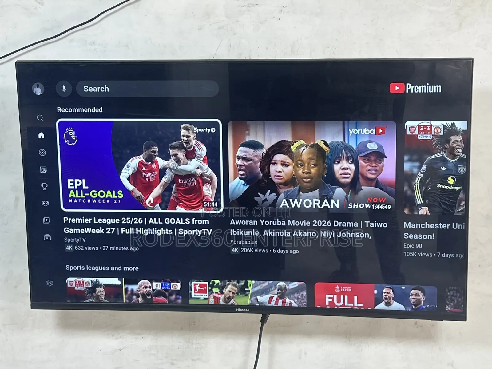 43-inch Brand New Hisense Smart Tv For Sale