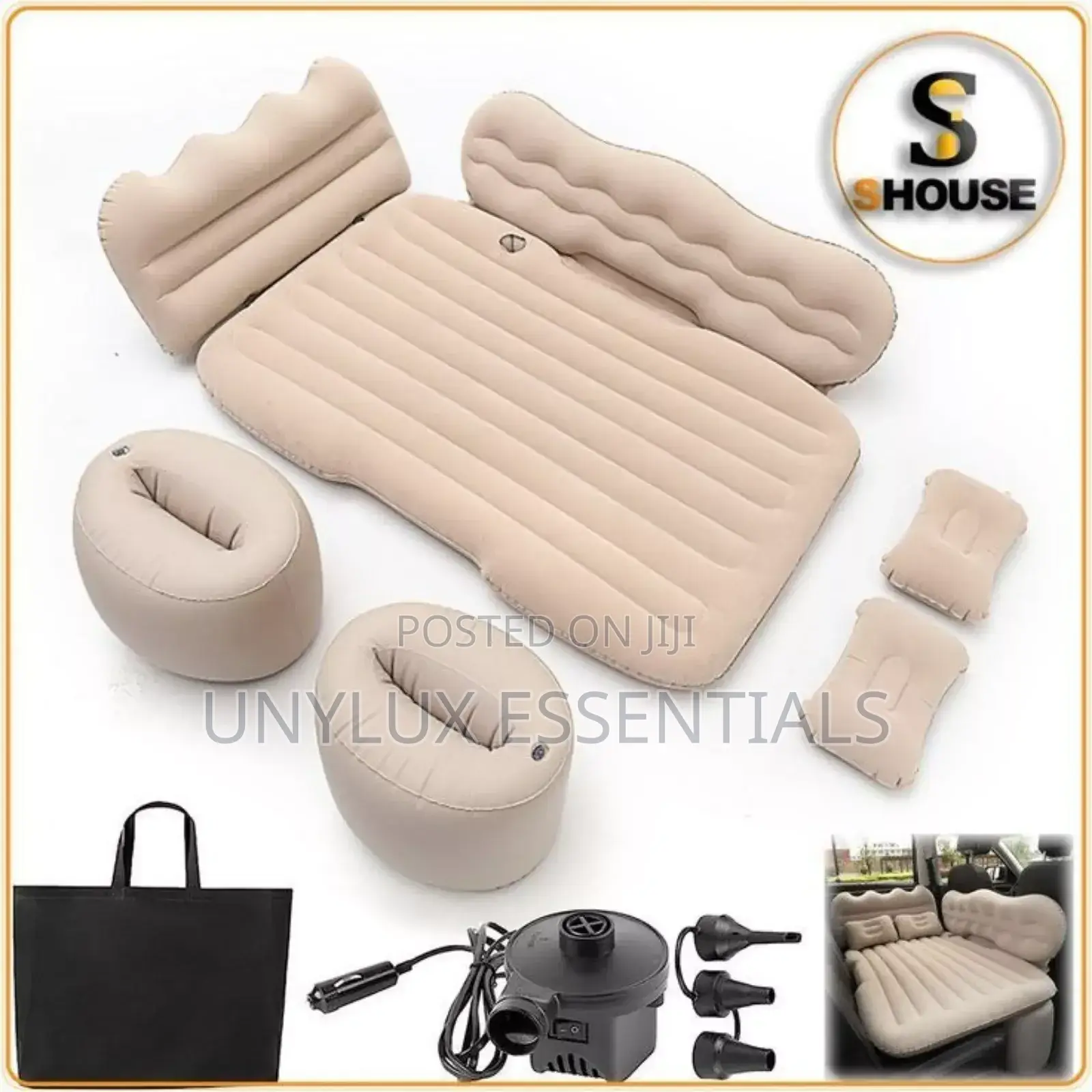 Portable Rear Seat Inflatable Car Sofa/ Mattress